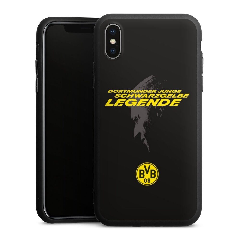 DeinDesign Handyhülle Marco Reus Borussia Dortmund BVB Danke Marco Schwarzgelbe Legende, Apple iPhone X Silikon Hülle Premium Case Handy Schutzhülle