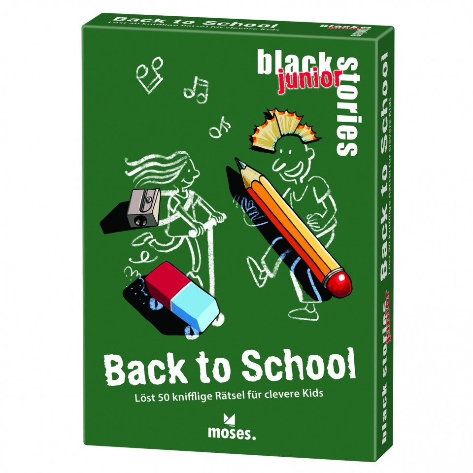 Moses. Verlag Spiel, black stories Junior - Back to School - deutsch