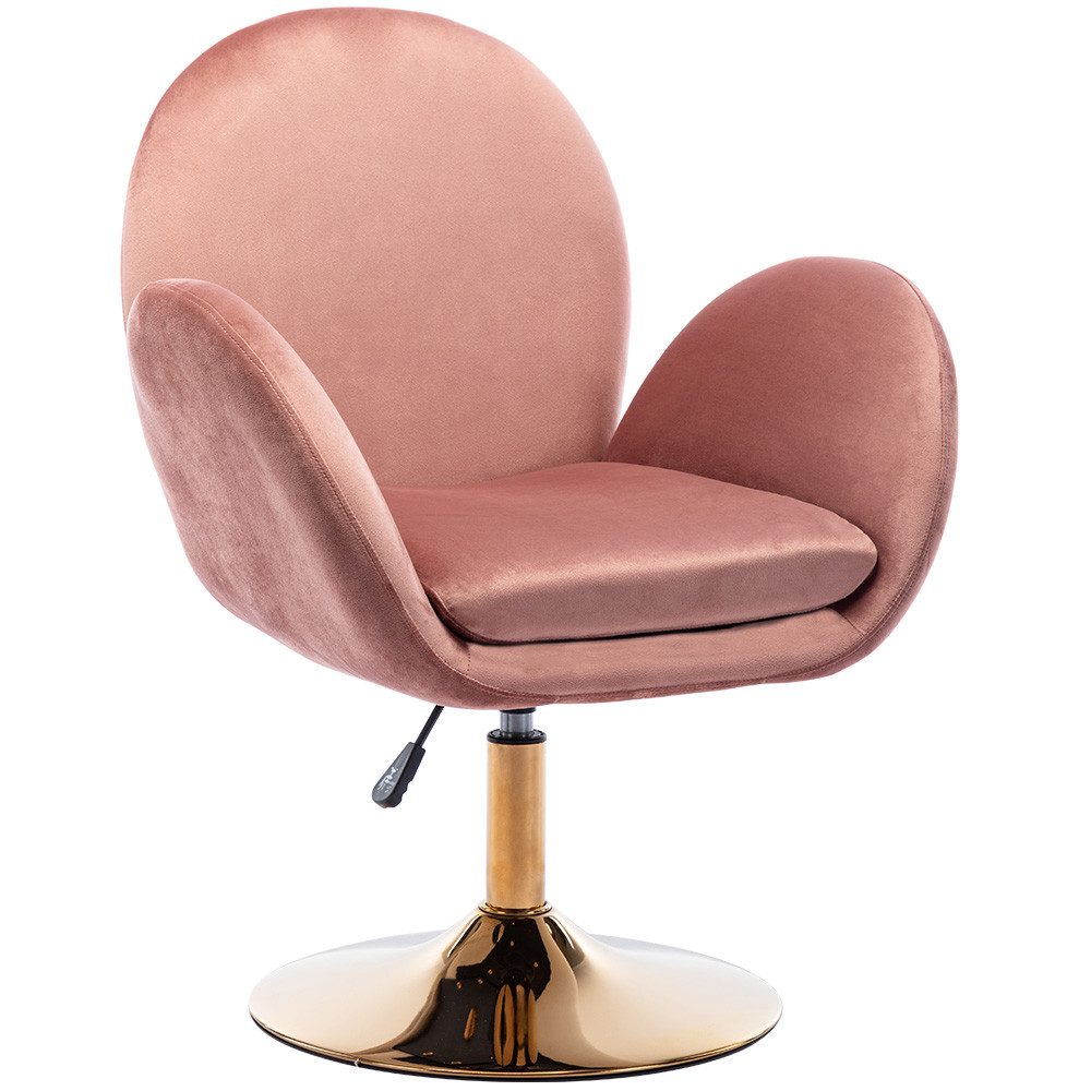 WAHSON OFFICE CHAIRS Loungesessel Sessel Samt Drehstuhl höhenverstellbar günstig online kaufen