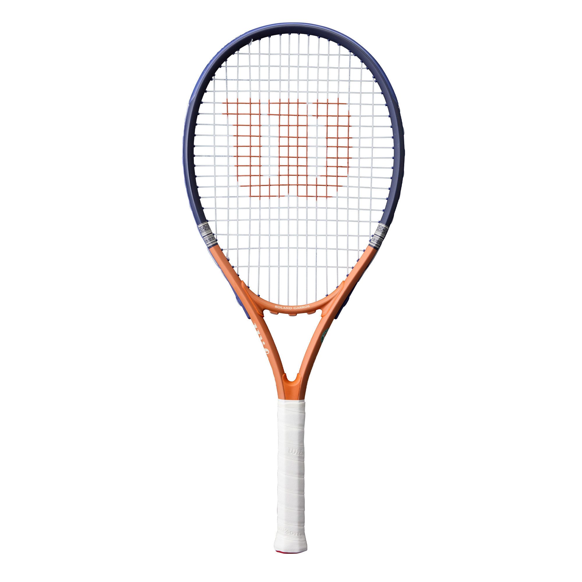 Wilson Tennisschläger Roland Garros Elite 113in/275g/Freizeit 2026 navyblau/braun - besaitet