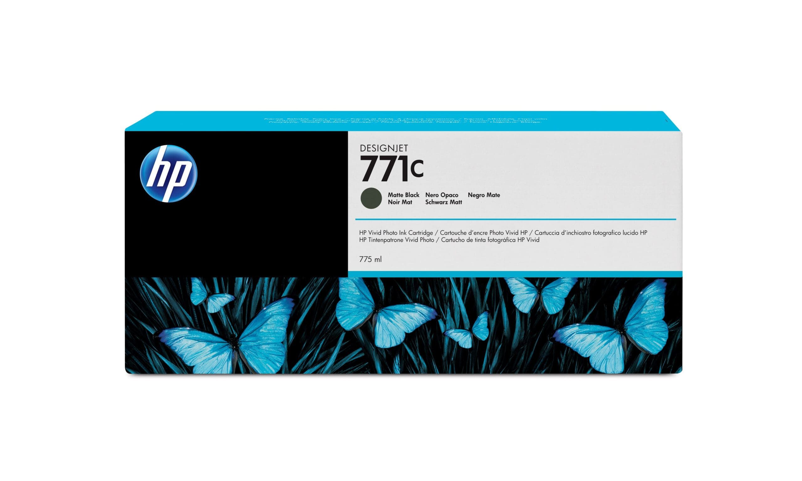 HP HP Tintenpatrone Nr. 771C Mattschwarz 775ml Tintenpatrone