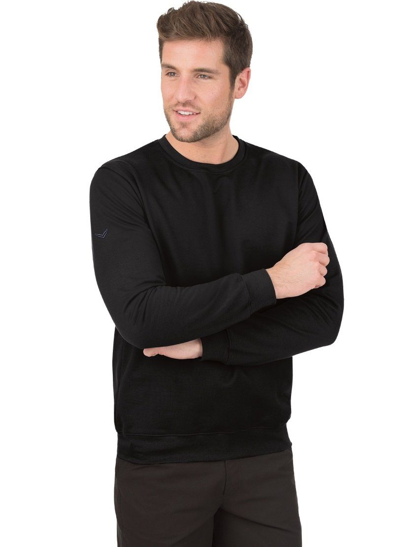 Trigema Sweatshirt Rundhals-Ausschnitt Sweatshirt, TRIGEMA