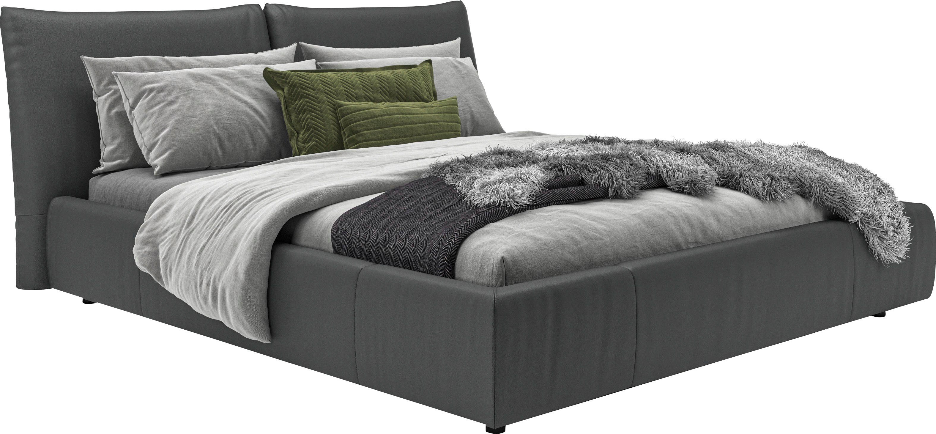 Home affaire Polsterbett Priora in 4 Breiten bis 200cm, auch in NaturLEDER, Cord, belastbar bis 280kg, auch Überlänge 220 cm