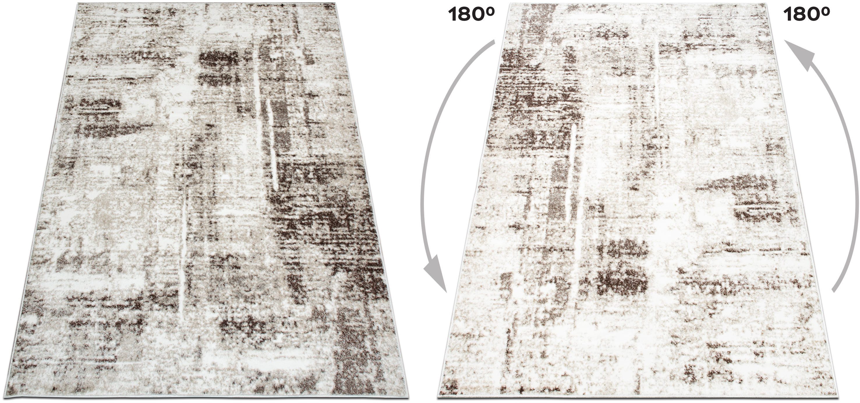 my home Teppich Salsa, rechteckig, Höhe: 9 mm, mit besonders weichem Flor, Kurzflor, im Vintage-Look, dichte Qualität