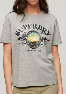 Superdry Print-Shirt TRAVEL SOUVENIR RELAXED TEE