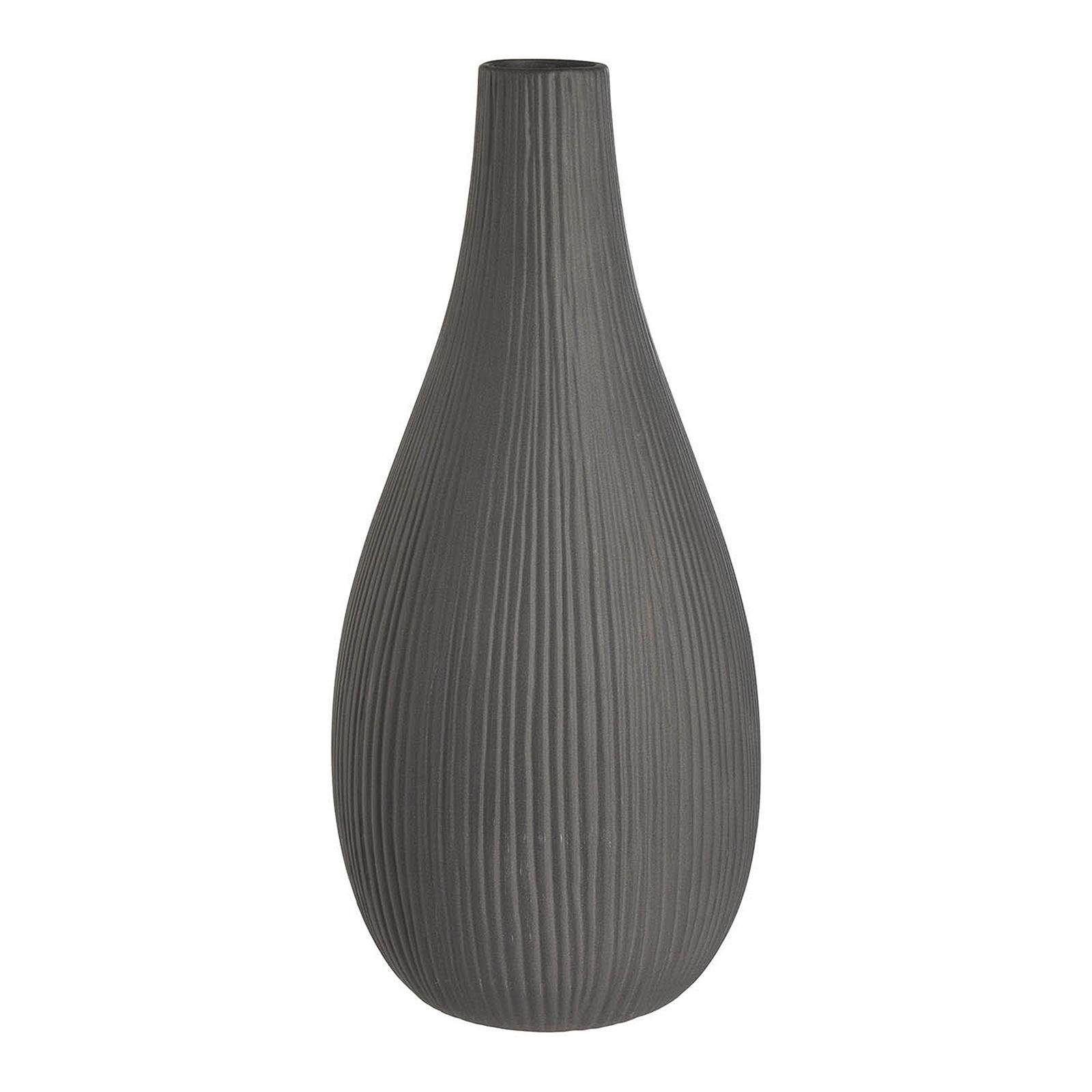 Depot Dekovase Vase Rills (Packung, 1 Stück Vase), aus Porzellan, Ø 14  Zentimeter, H 29 Zentimeter