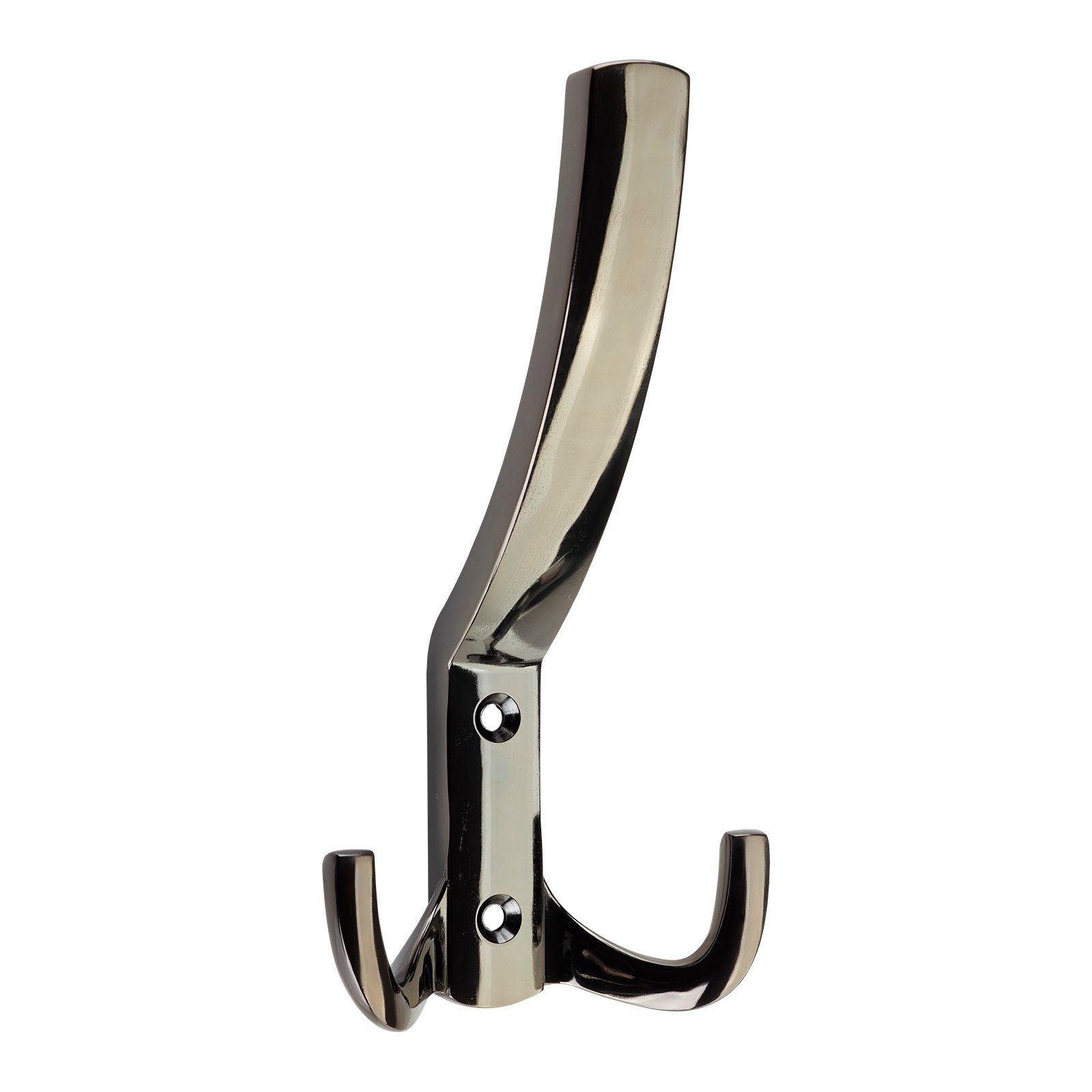SO-TECH® Garderobenhaken JULIE STRONG - extra stabile Ausführung - Lochabstand 32 mm (1 St), Variante lang, Höhe 145,5 mm, Chrom dunkel