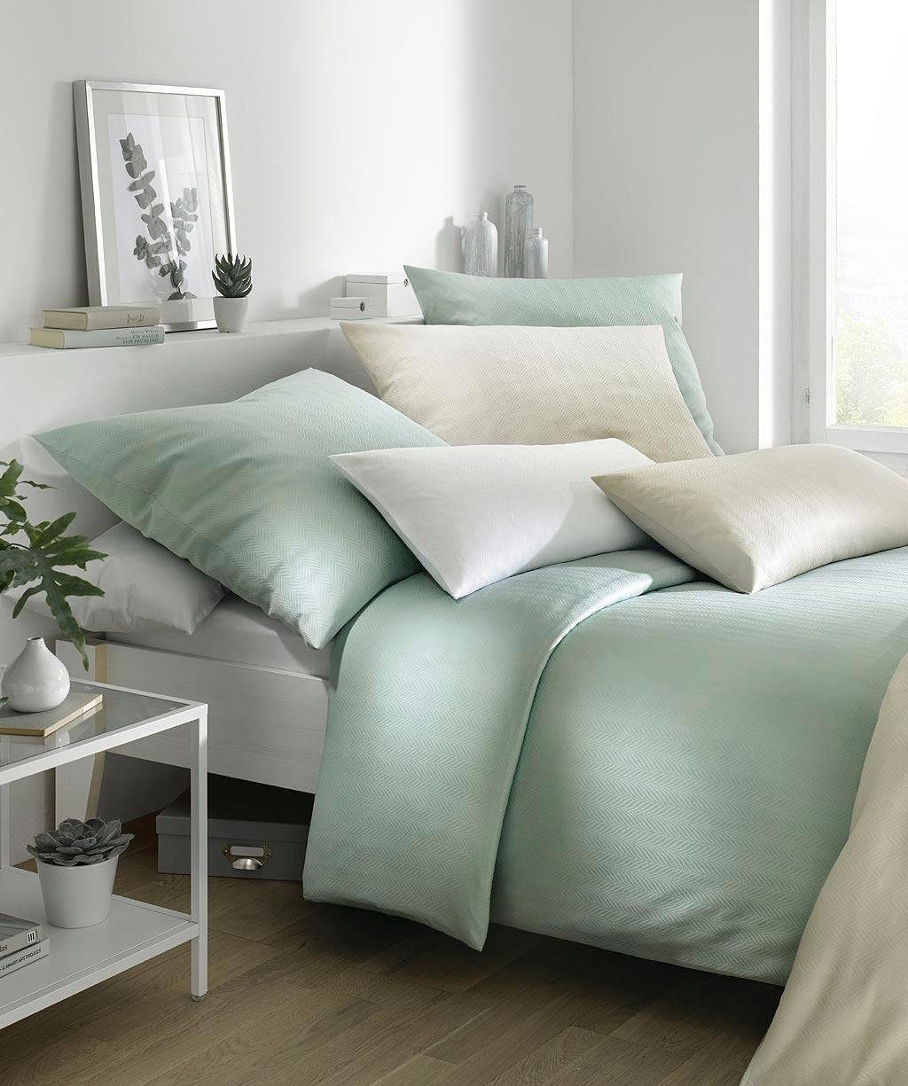 fleuresse Bettwäsche Jade, Mako-Damast, 2 teilig, günstig online kaufen
