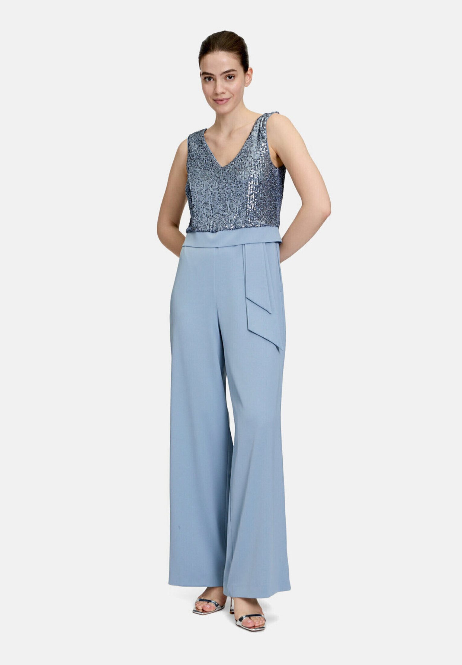 Vera Mont Overall Damen mit Pailletten (1-tlg) Nahtführung