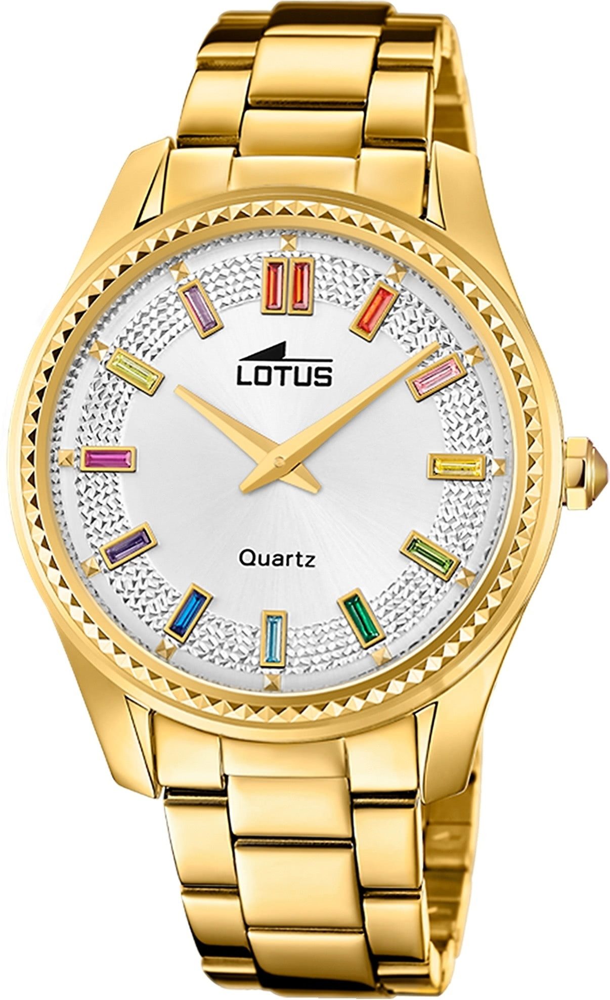 Lotus Chronograph Lotus Damenuhr Leder gold Lotus Classic, (Chronograph), D günstig online kaufen