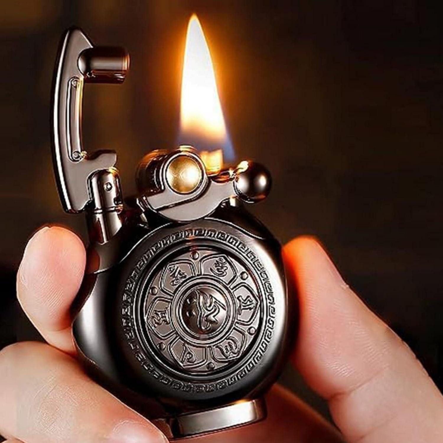 Feuerzeuge Vintage Feuerzeug Antikes winddichtes Trenchfeuerzeug für Männer