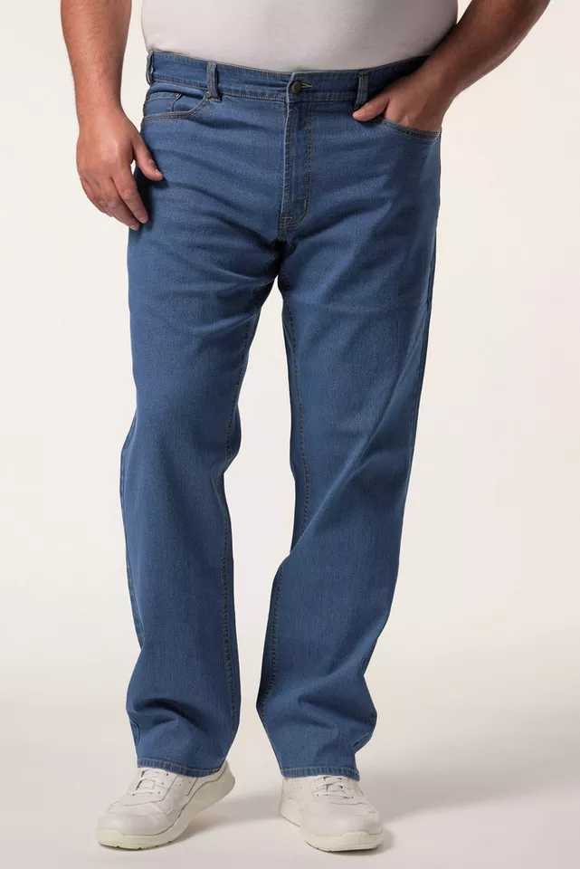men plus 5-Pocket-Jeans Jeans Bauchfit Denim Regular Fit 5-Pocket