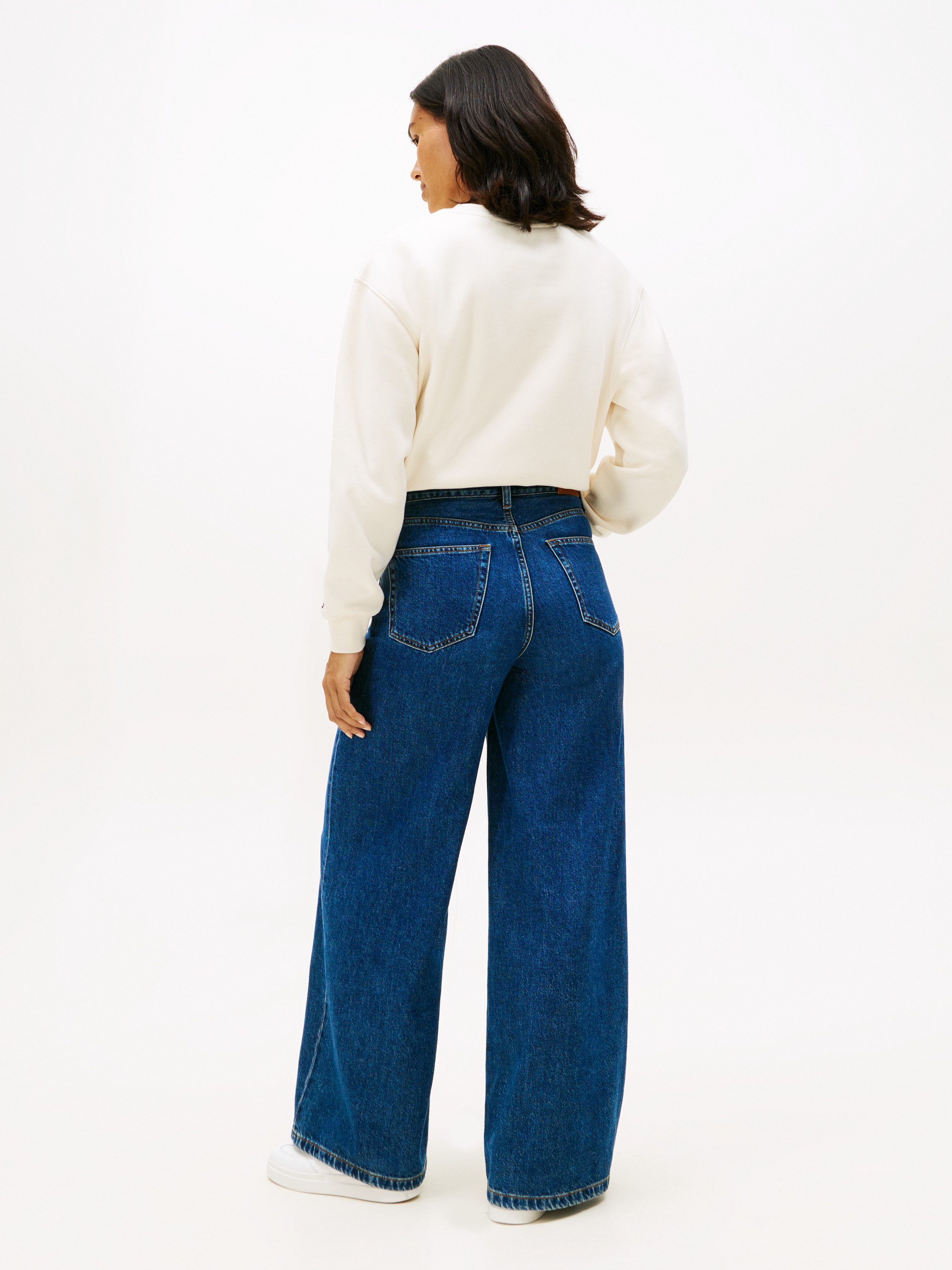 Tommy Hilfiger High-waist-Jeans DNM 70's WIDE LEG HW