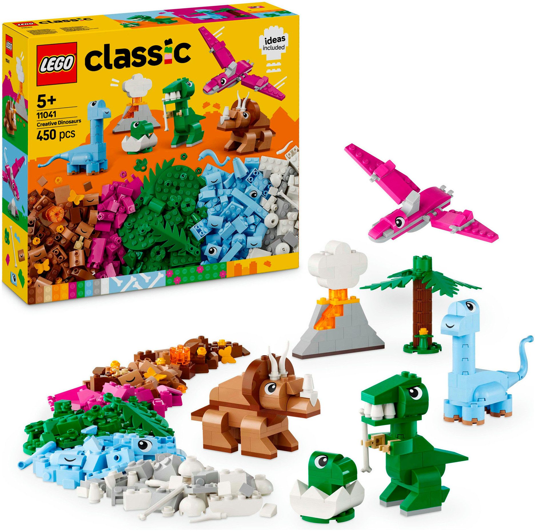 LEGO® Kreative Dinosaurier (11041), LEGO Classic Konstruktionsspielsteine, günstig online kaufen