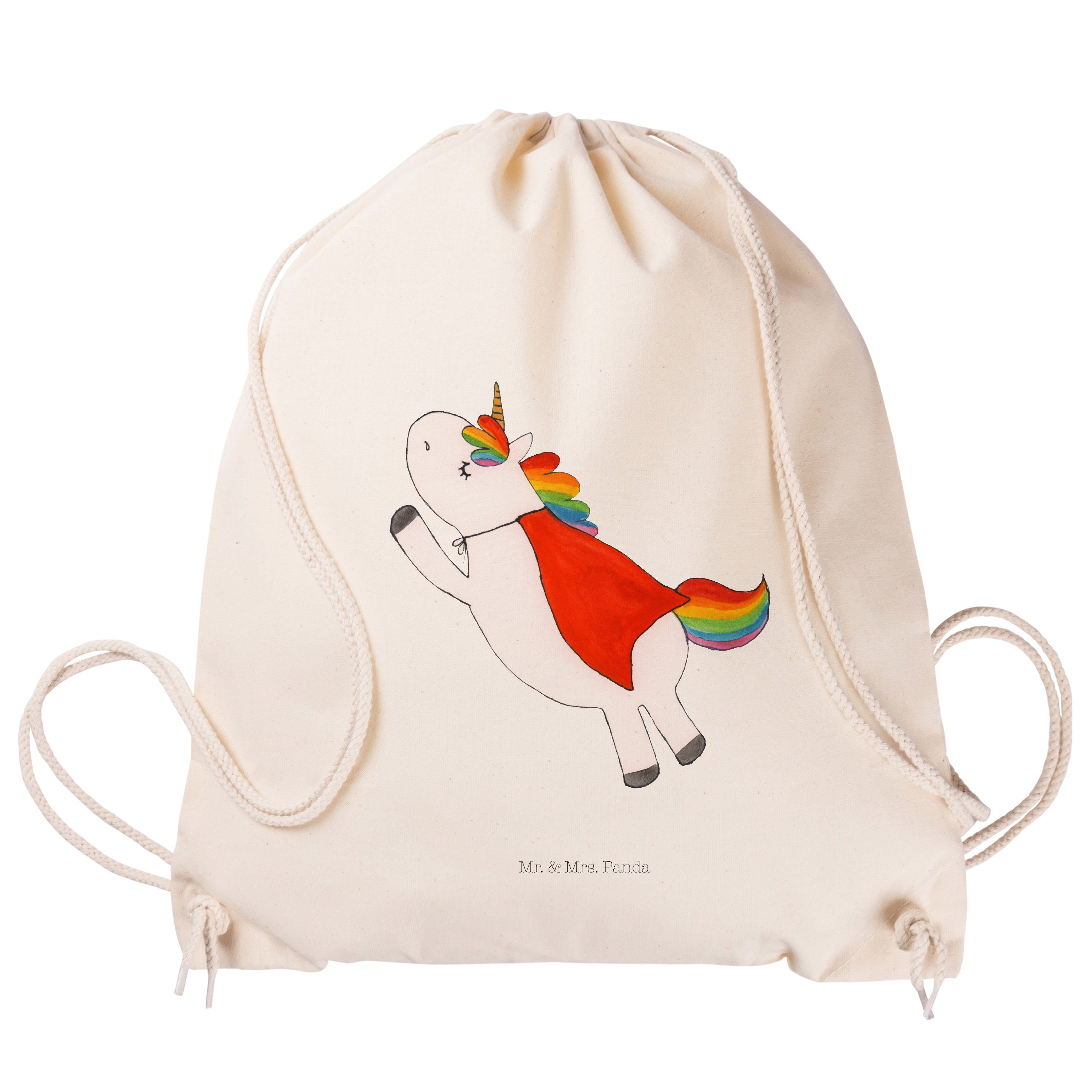 Sporttasche, Sporttasche Pegasus Super Geschenk, - (1-tlg) Panda - Mrs. Mr. & Mädchen, Einhorn Transparent
