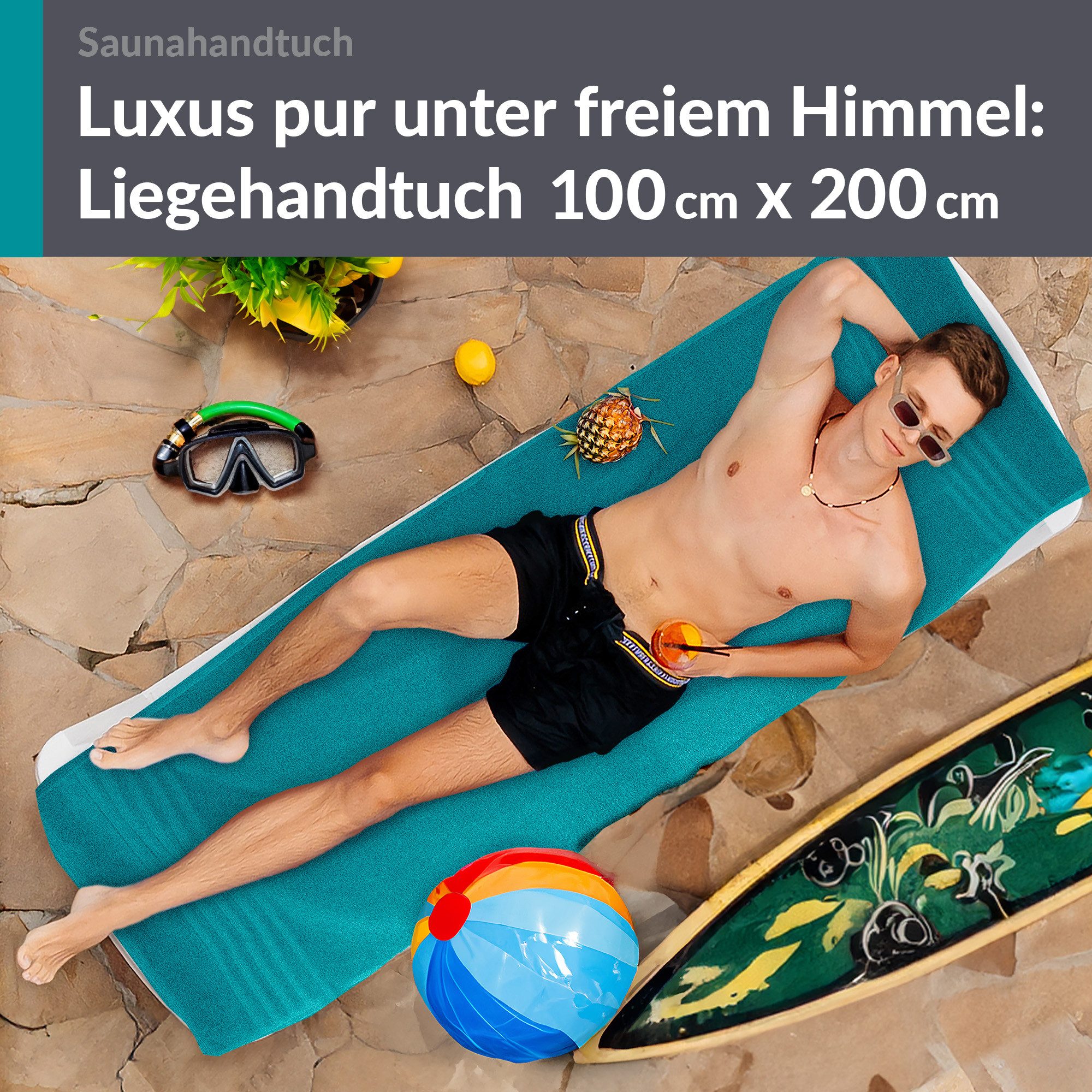 Lashuma Saunatuch XXL Handtuch London, Frottee (1-St), Badetuch Damen & Badehandtuch Herren 100x200 cm - Saunahandtuch 80x220