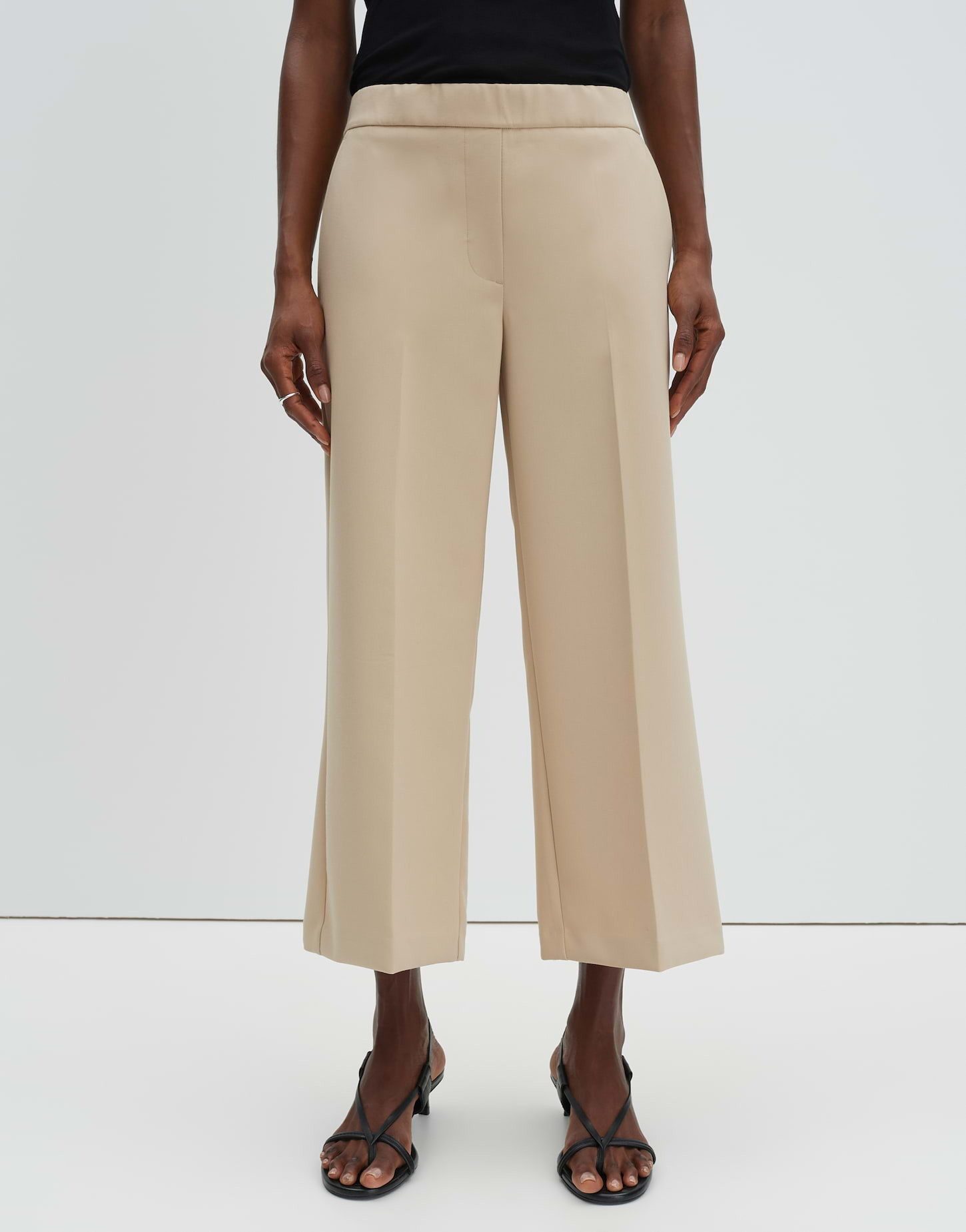 someday Culotte Charlie cropped ease mit Komfortbund Schräge Taschen und Bügelfalten für City-Chic