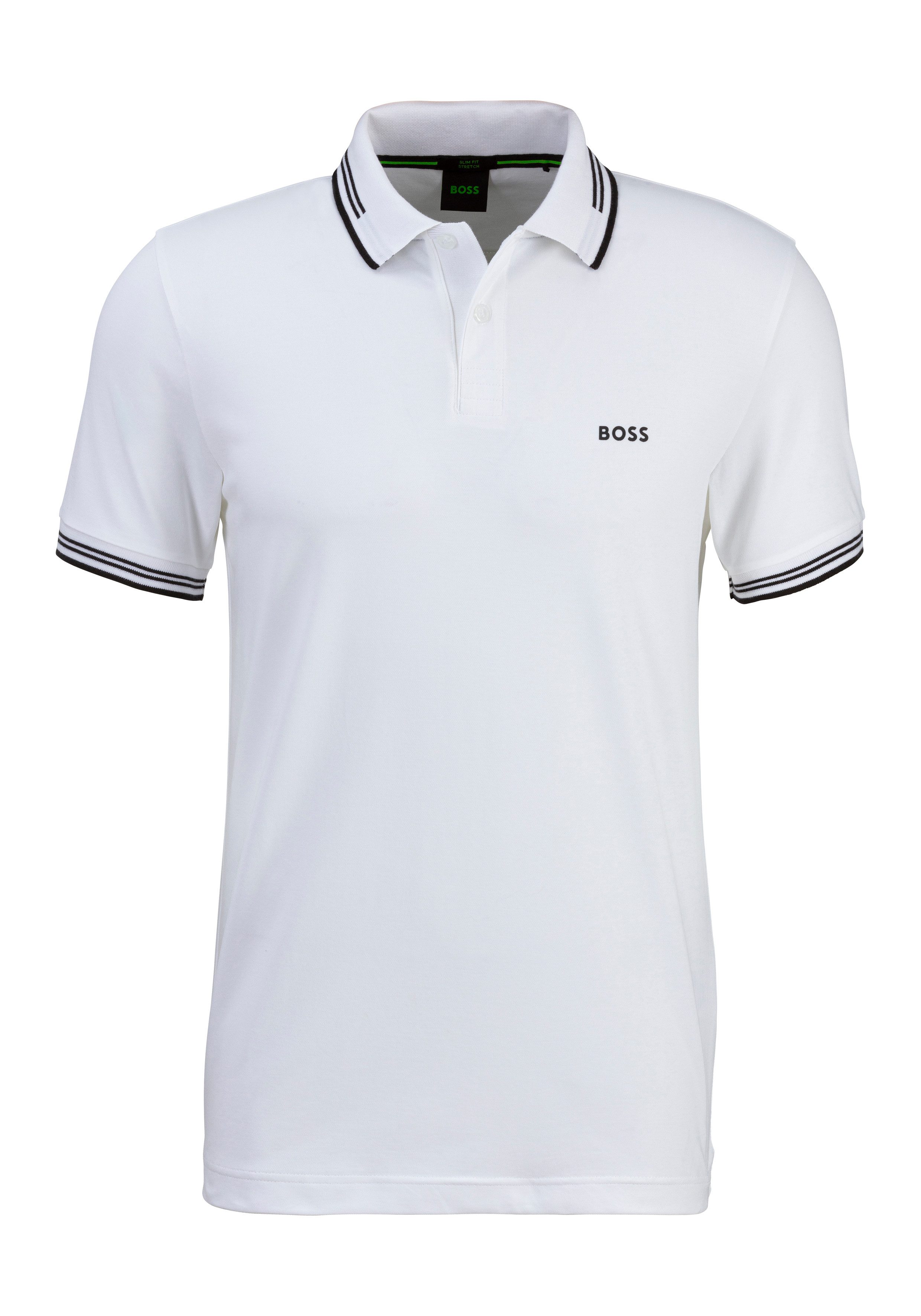 BOSS GREEN Poloshirt Paul Slim Fit Stretch-Baumwoll-Pique mit Polokragen – Bild 5 von 5