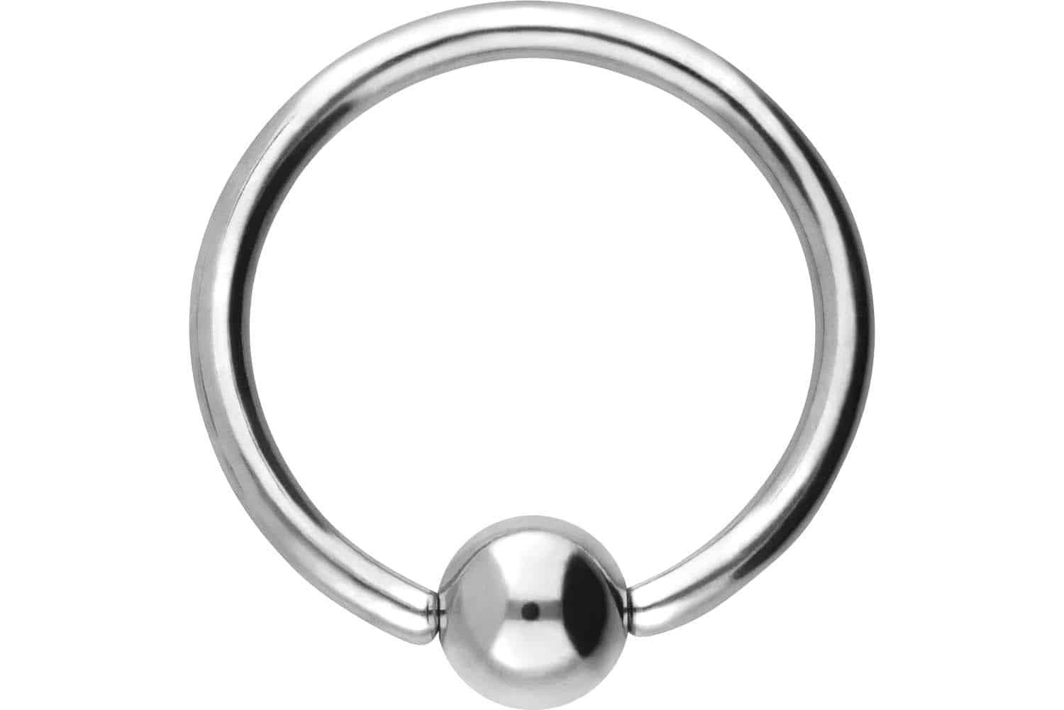 PIERCINGLINE Nasenpiercing Chirurgenstahl Klemmkugelring (Klemm-Ringe, 1-tlg)