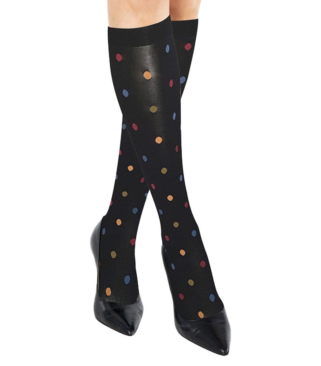 Sympatico Kniestrümpfe mit bunten Punkten DOTTY günstig online kaufen