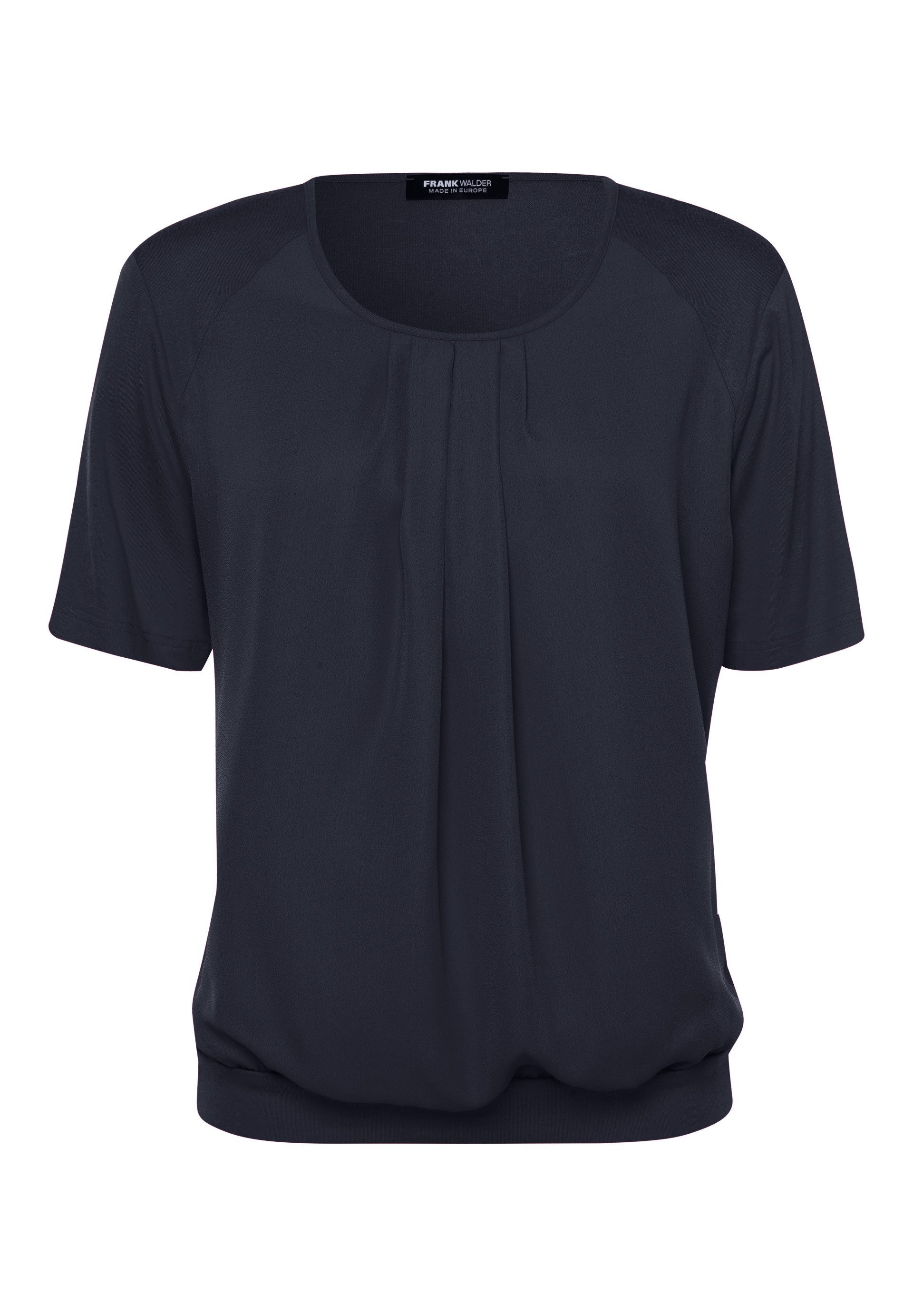 FRANK WALDER T-Shirt im Materialmix