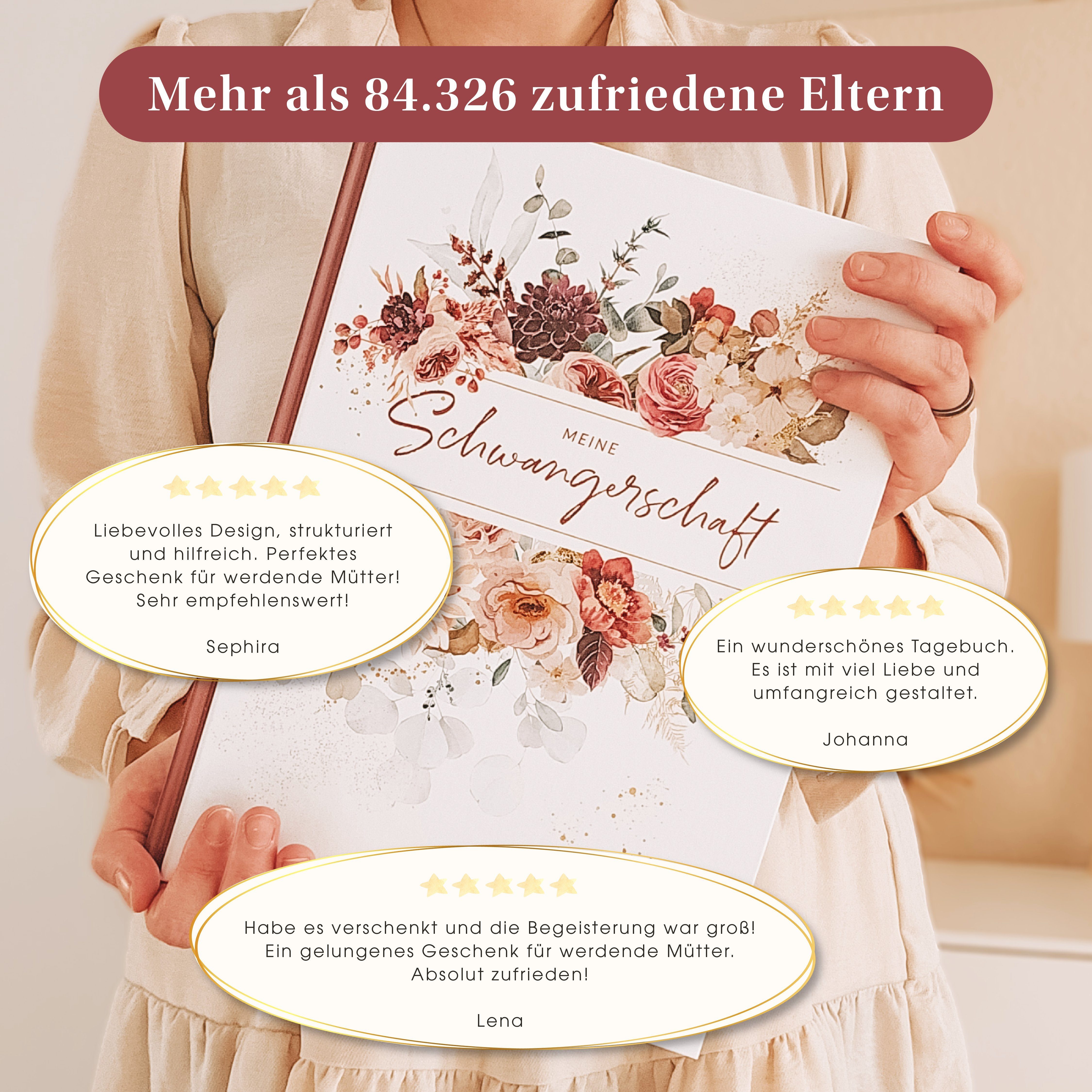 Eulentaler Tagebuch I Schwangerschaftstagebuch I von Hebammen & Müttern gestaltet, Dokumentiere deine Schwangerschaft, besondere Geschenkidee – Bild 5 von 5