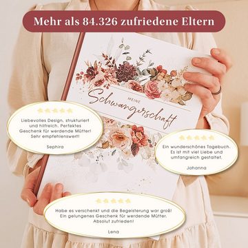 Eulentaler Tagebuch Schwangerschaftstagebuch "Meine Schwangerschaft", Von Hebammen & Eltern gestaltet, DIN A4 mit 88 Seiten, Geschenkidee