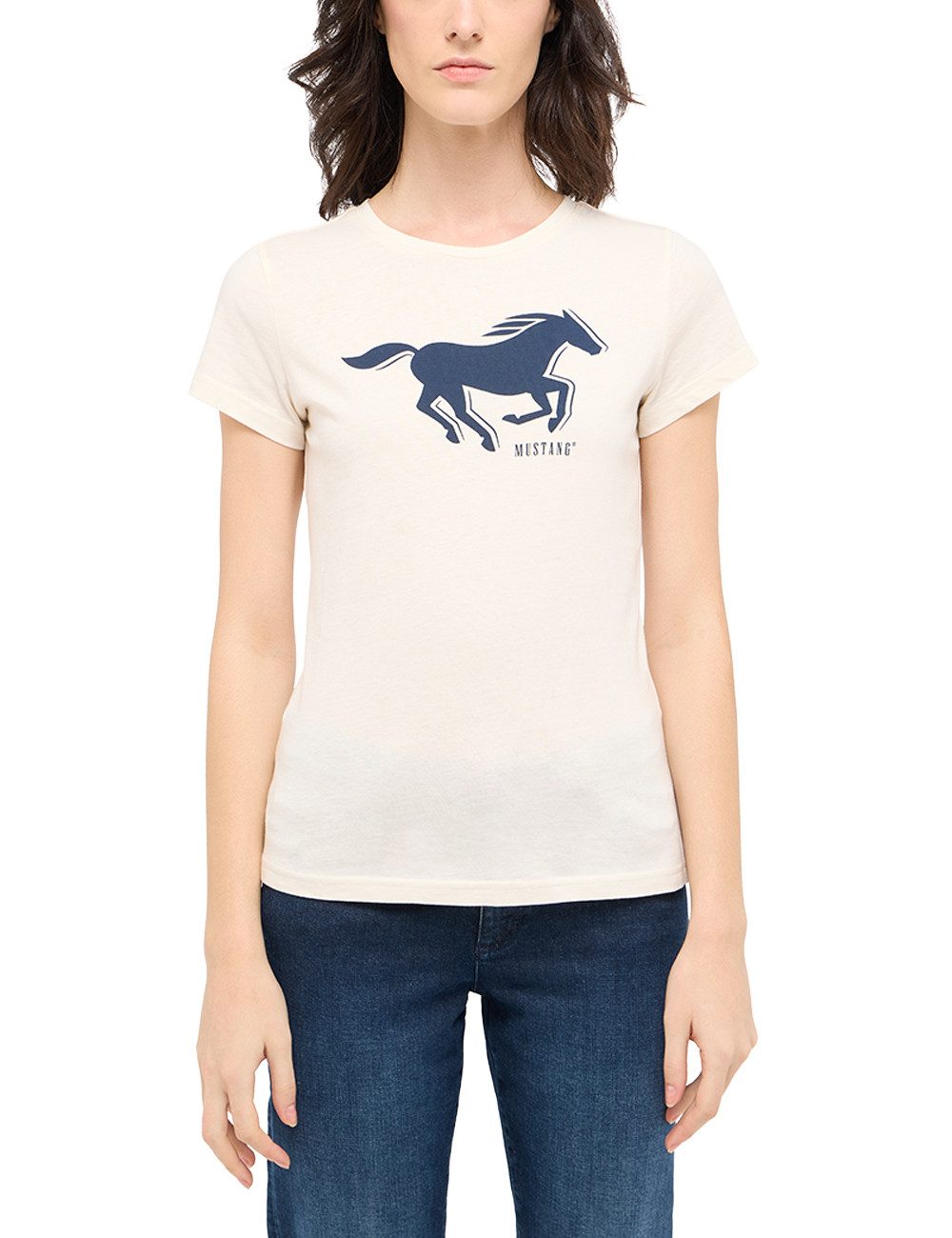 MUSTANG Kurzarmshirt Damen Style Loa günstig online kaufen