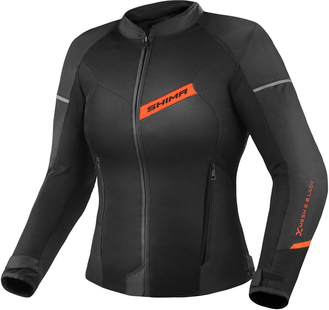 SHIMA Motorradjacke X-Mesh 2.0 Damen Motorrad Textiljacke Rückenprotektor enthalten,herausnehmbare Membrane,wasserdicht