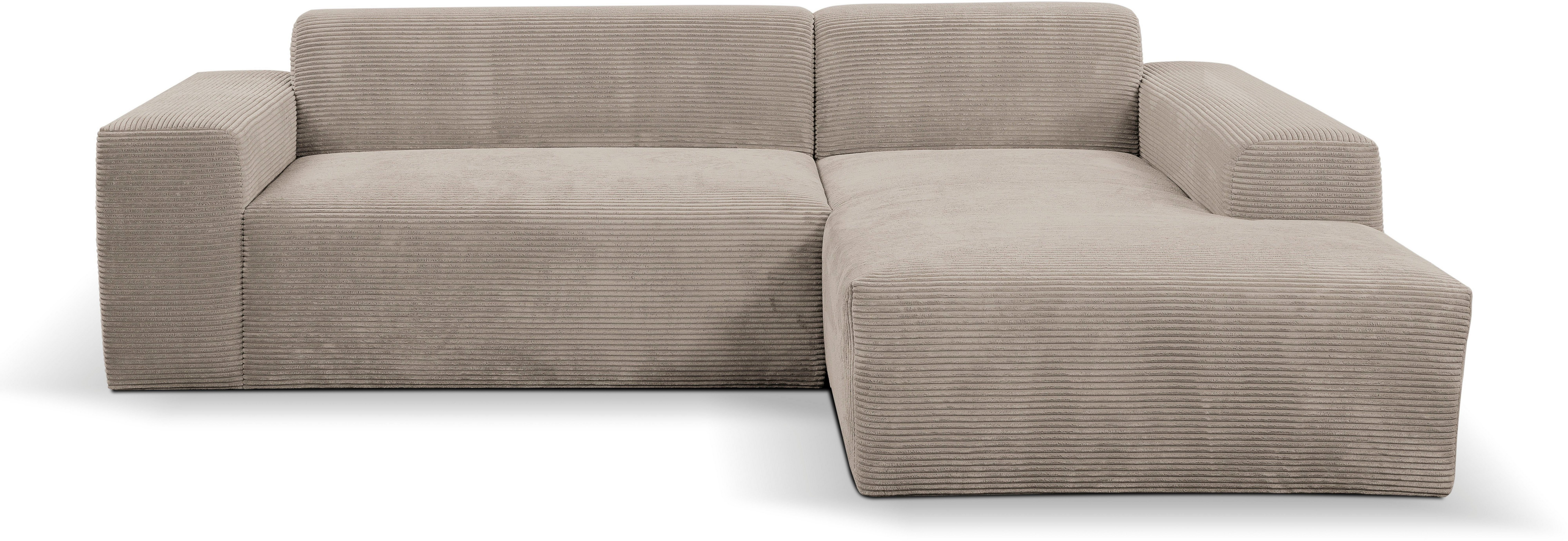 OTTO home Ecksofa Zeus-L modern & zeitlos, Breite 253 cm, bequemes Sofa, Cu günstig online kaufen
