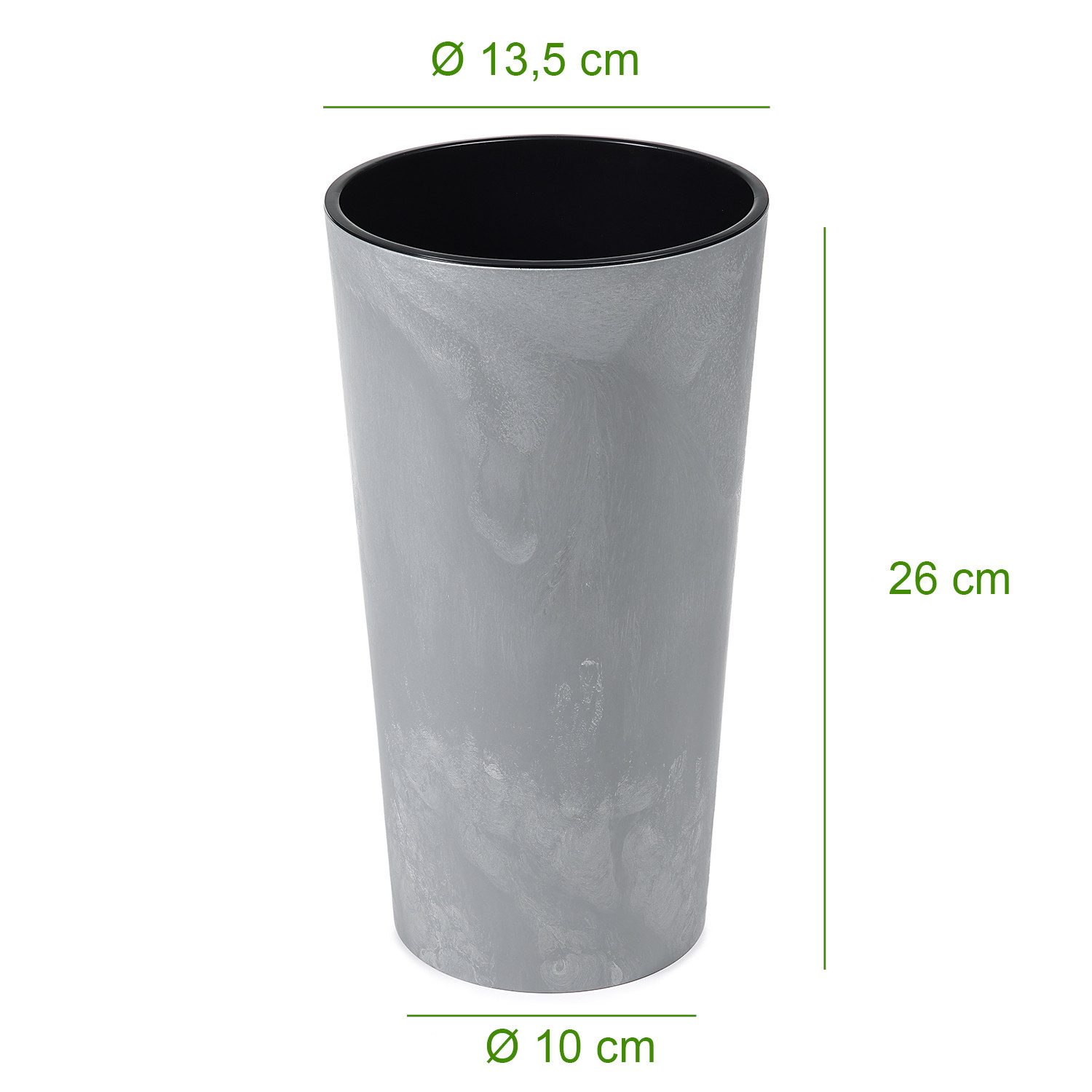 KAGM Pflanzkübel Blumenkübel Blumentopf in Betonoptik günstig online kaufen