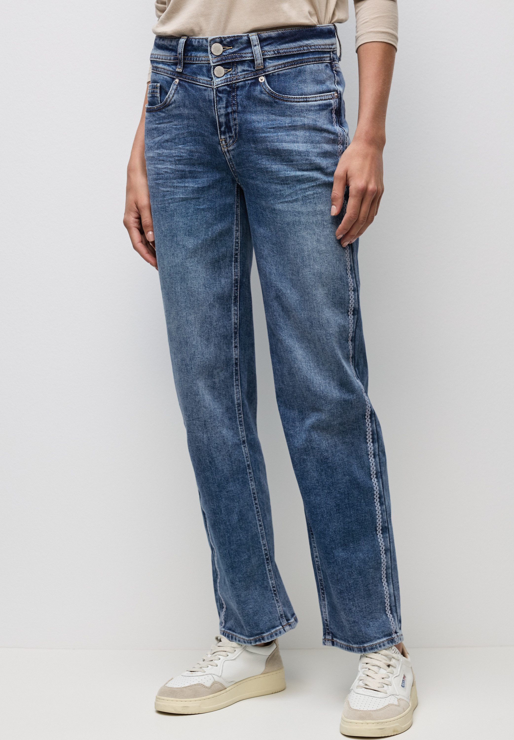 STREET ONE Comfort-fit-Jeans High Waist