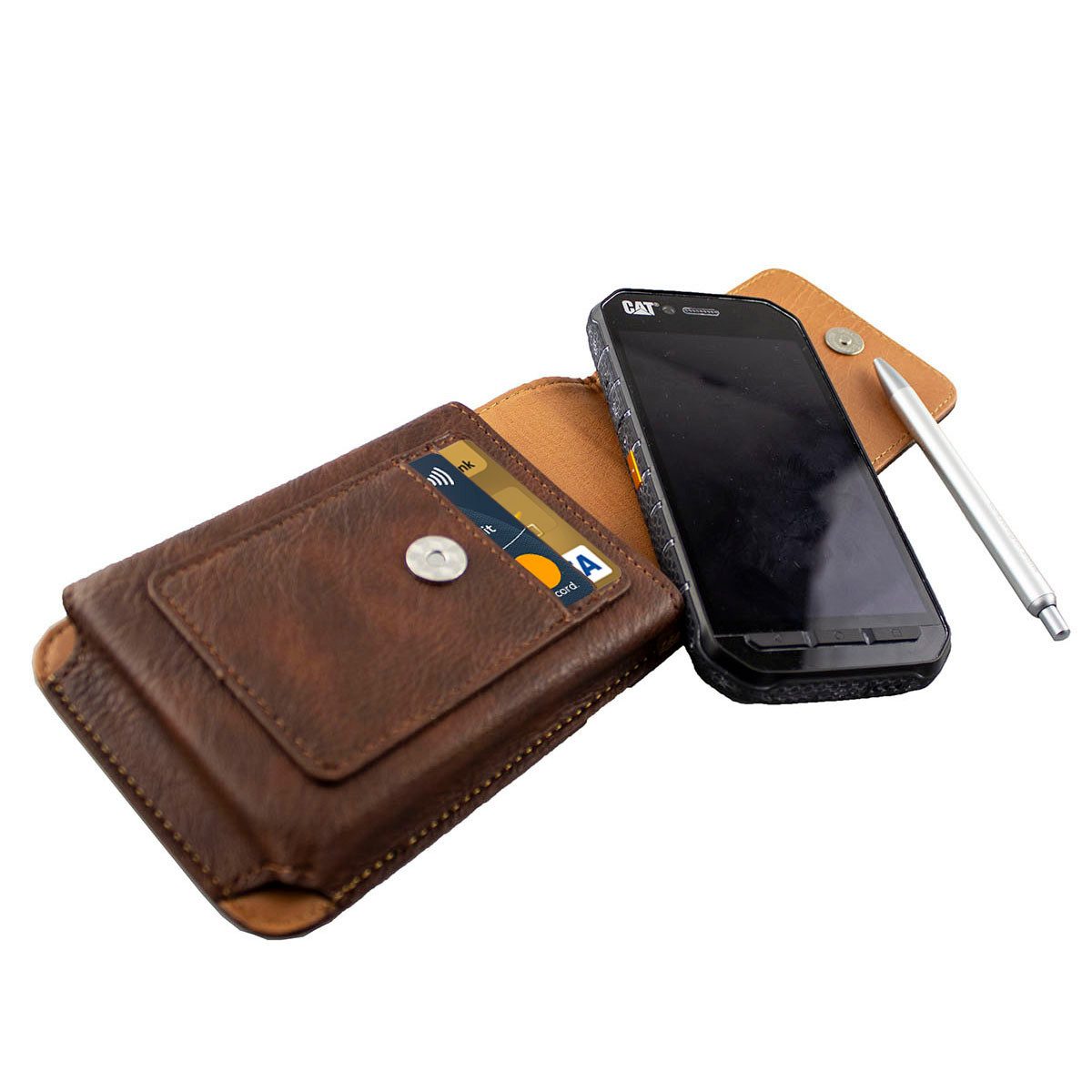 caseroxx Handytasche caseroxx Handytasche Outdoor Tasche für Motorola Moto G5, braun (Einzelartikel, 1-tlg., Outdoor Tasche)
