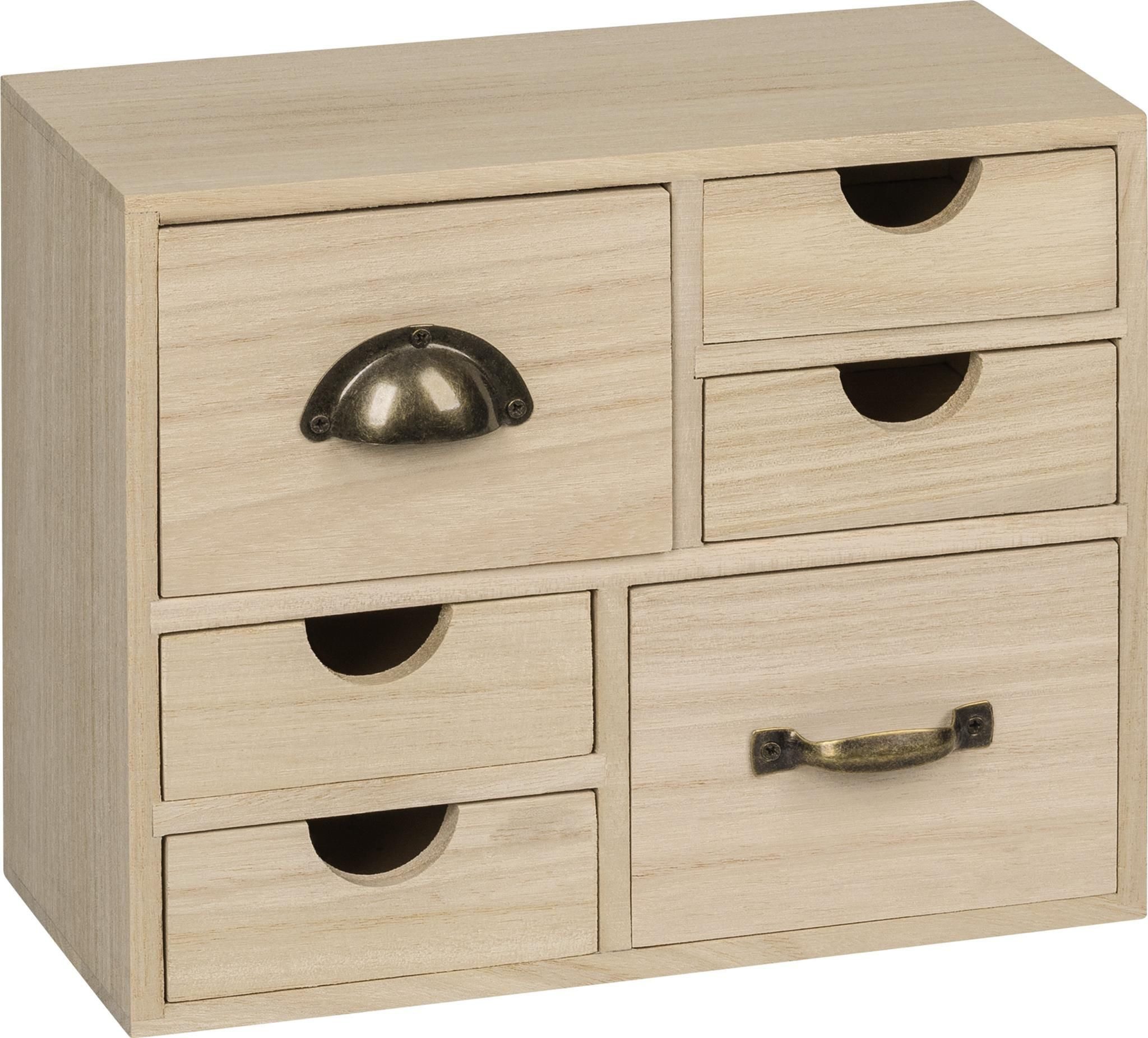 Knorr Prandell Büromöbel-Set Holzregal m. 6Fächern 9,5x22x17,7cm