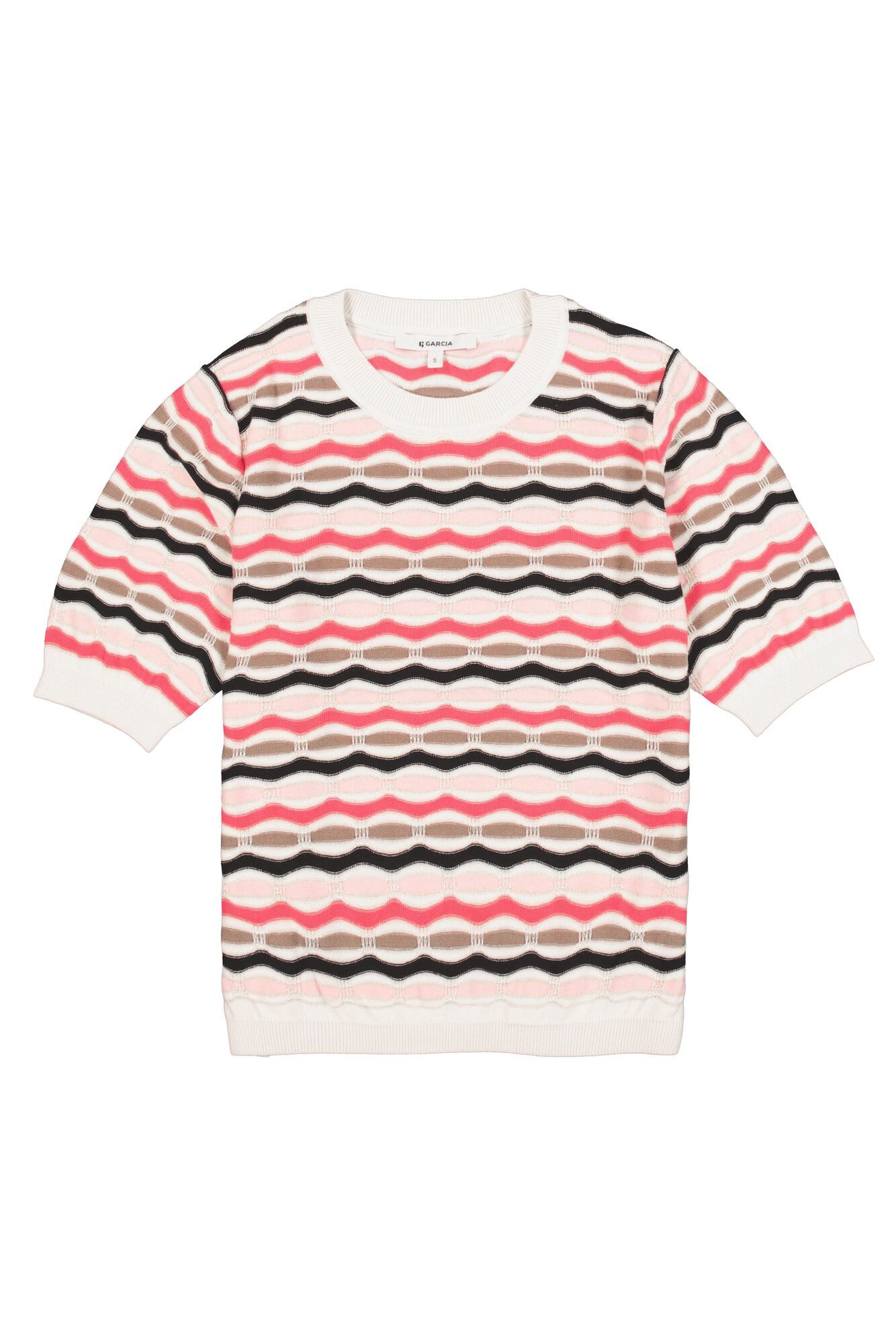 Garcia Kurzarmpullover ladies pullover günstig online kaufen