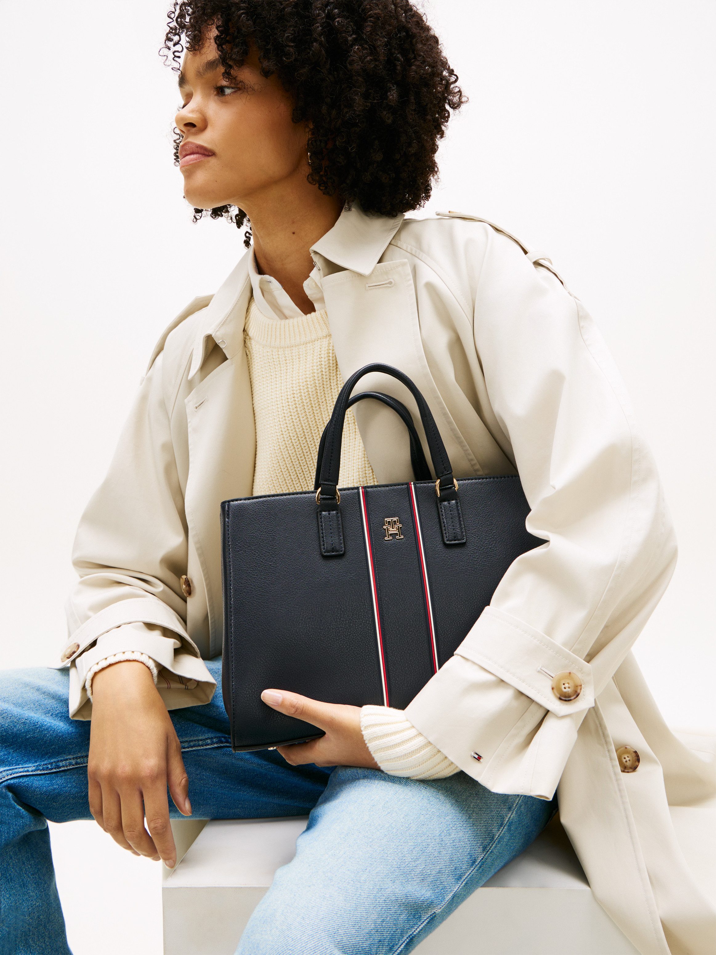 Tommy Hilfiger Henkeltasche TH DAILY SATCHEL CORP, Damen Handtasche, Traget günstig online kaufen