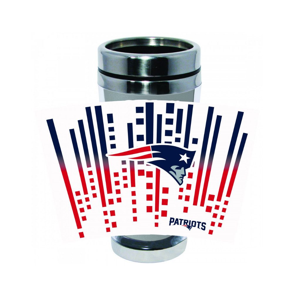 New England Patriots Thermobecher New England Patriots Stainless Steel Tumbler 475ml