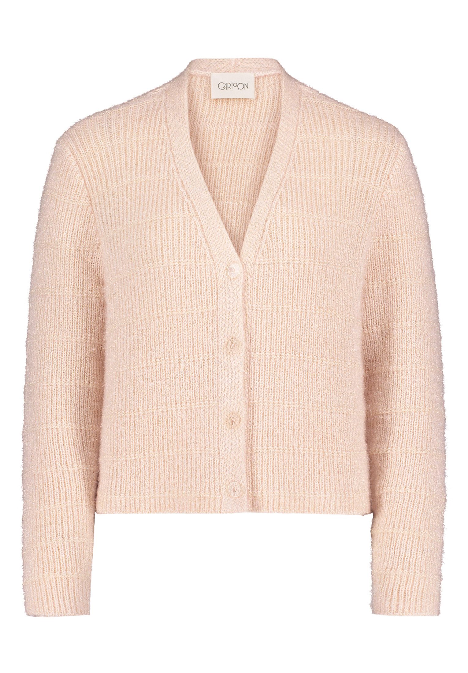 Cartoon Strickjacke Cartoon Strick-Cardigan mit Knopfleiste günstig online kaufen