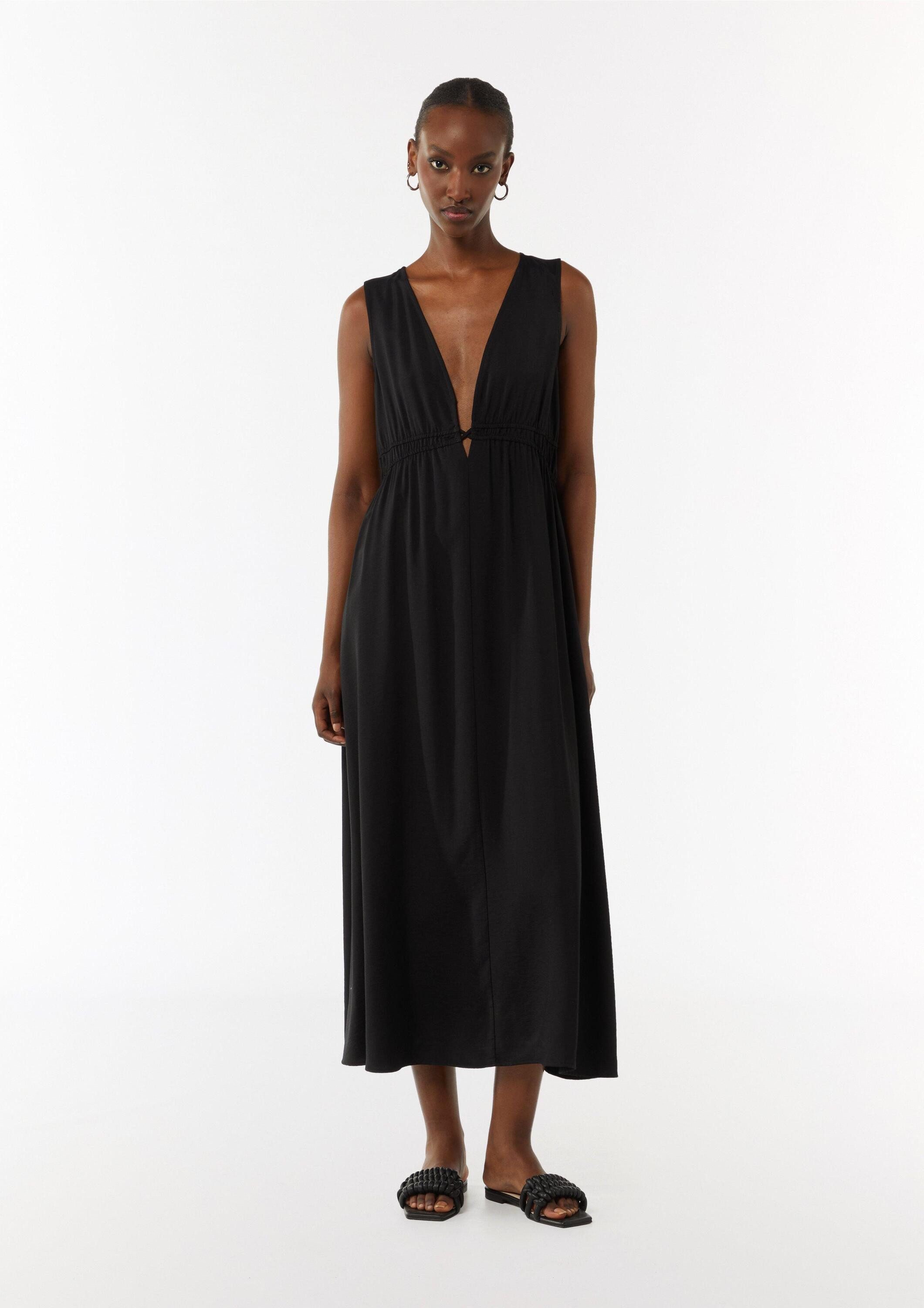 comma Maxikleid Kleid (1-tlg)