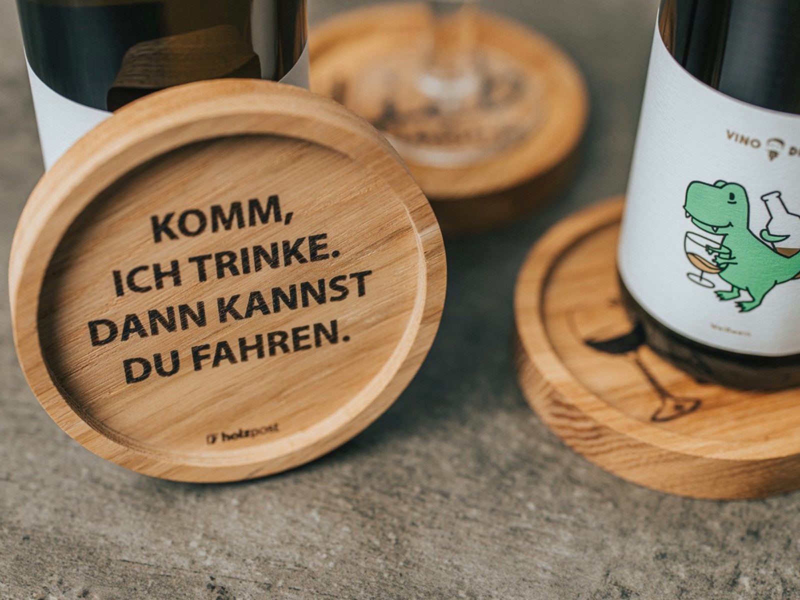 holzpost GmbH Platzset Untersetzer Papa Eiche günstig online kaufen