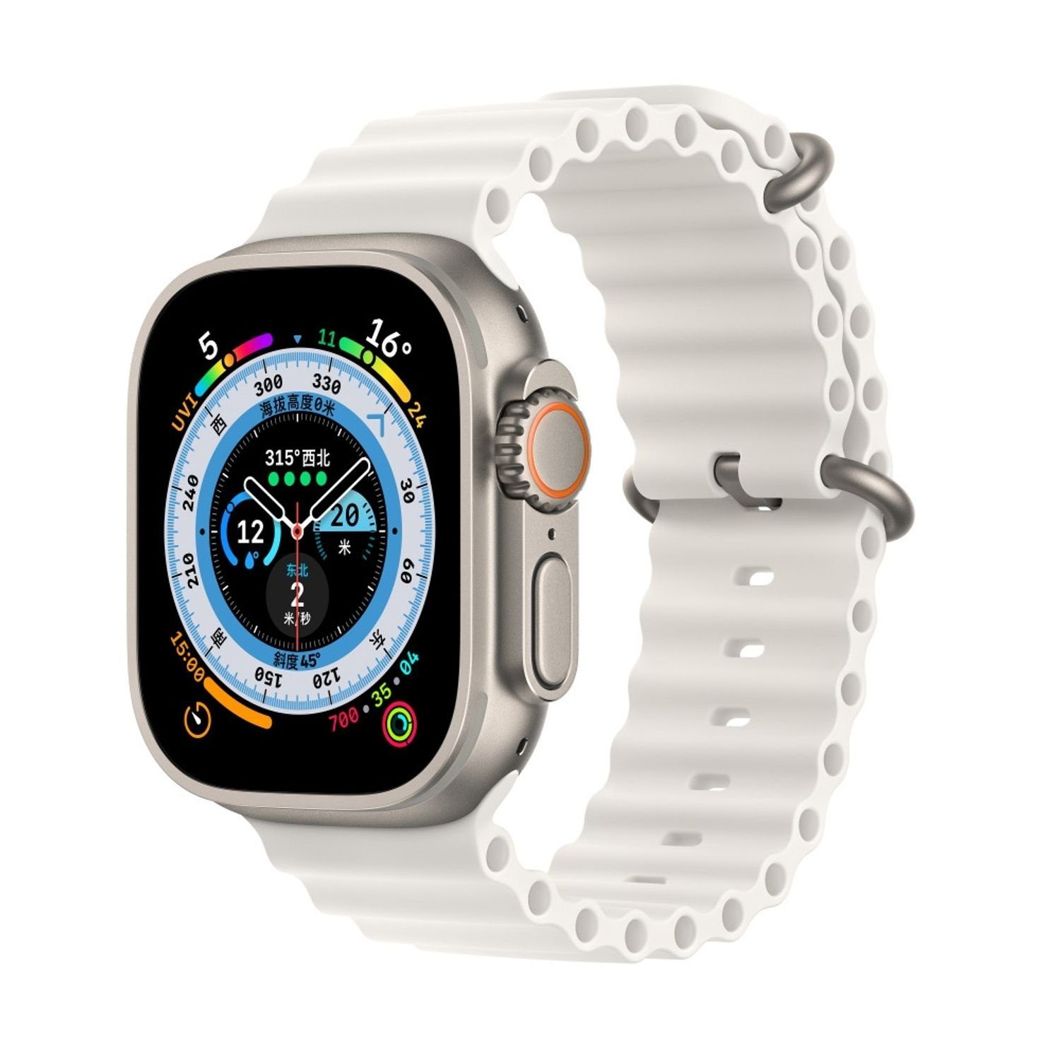 Silikon 49mm Ersatz die König Watch sportlichen Ultra für Band Apple Ersatzarmband für Watch Design Loop, Ultra, Design Watch Smartwatch-Armband Armband im Sport Apple Ideales