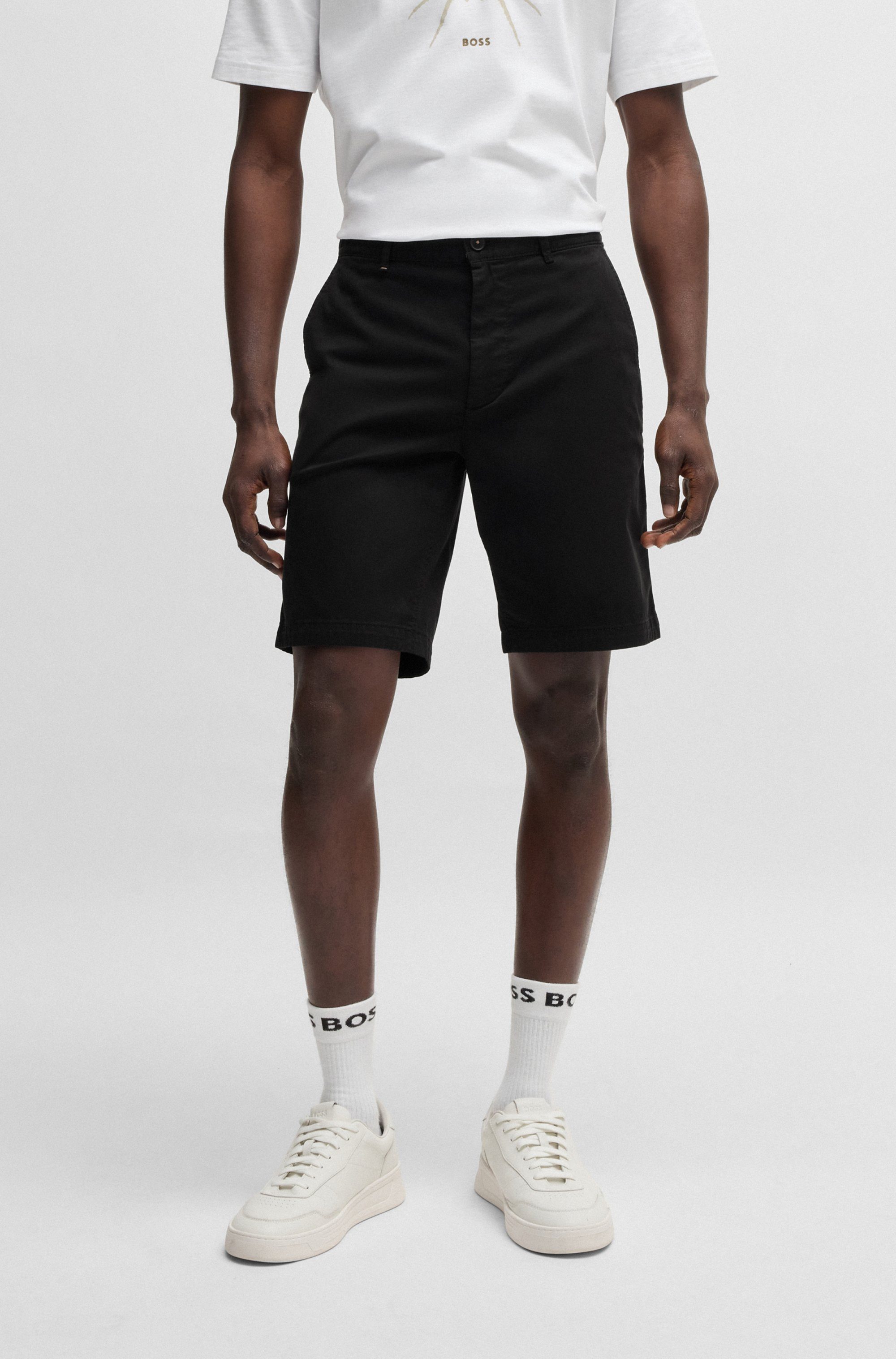 BOSS ORANGE Chinoshorts "Chino-slim-Shorts", in moderner Passform günstig online kaufen