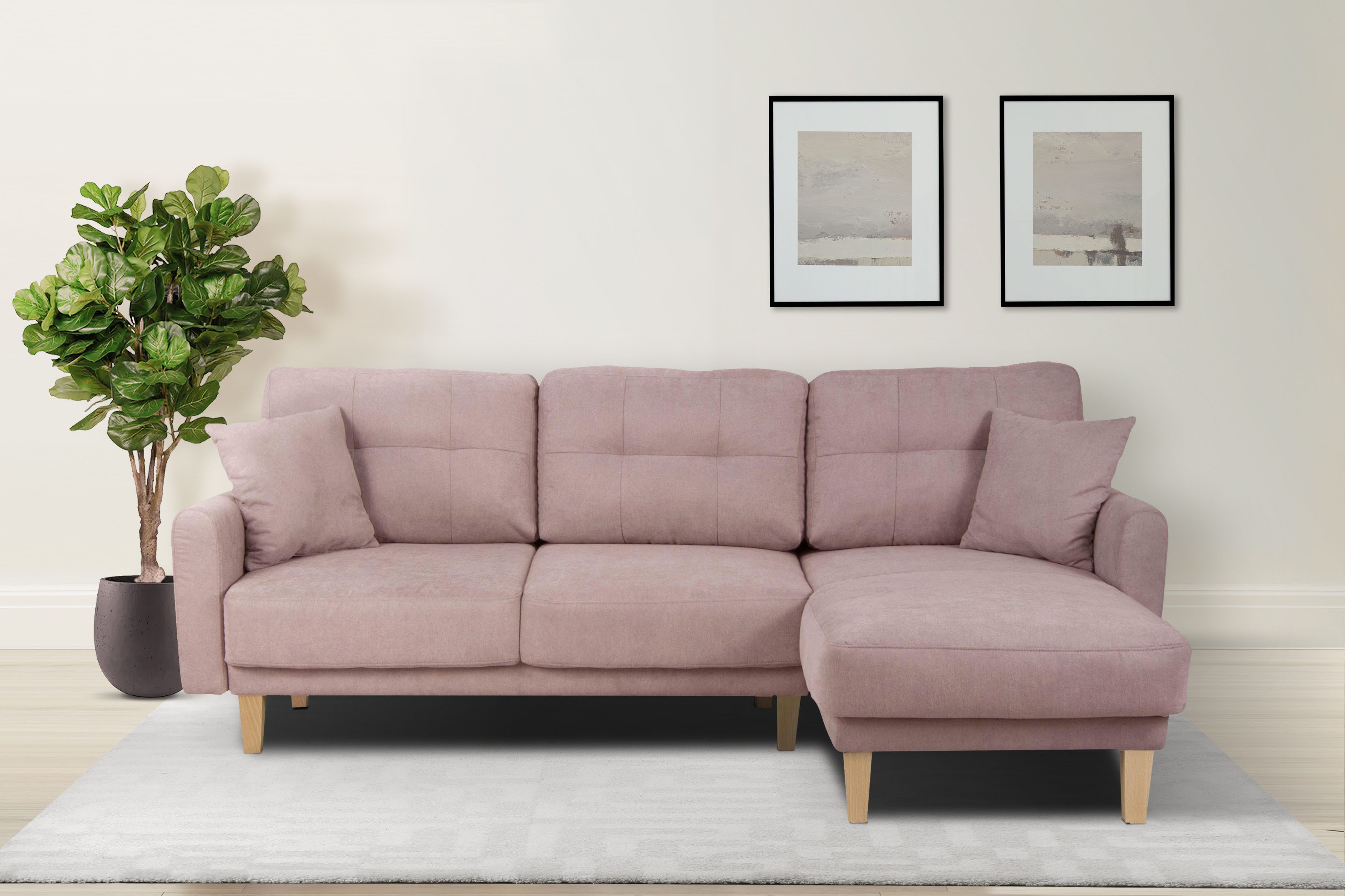 Home affaire Ecksofa TRIPLO optionale Schlafsofa günstig online kaufen