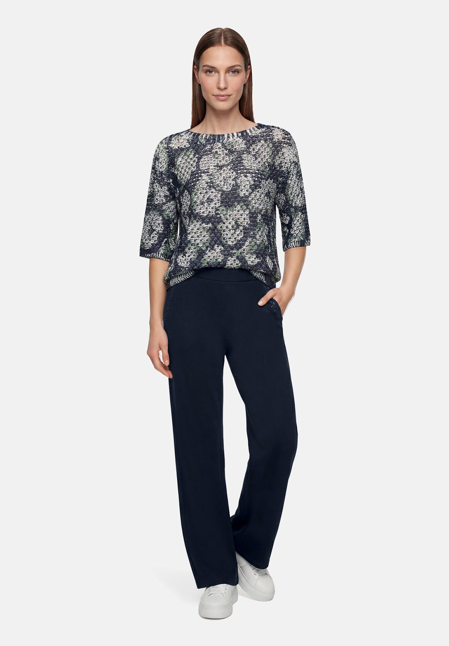 Betty Barclay Kurzarmshirt Damen mit Print (1-tlg)