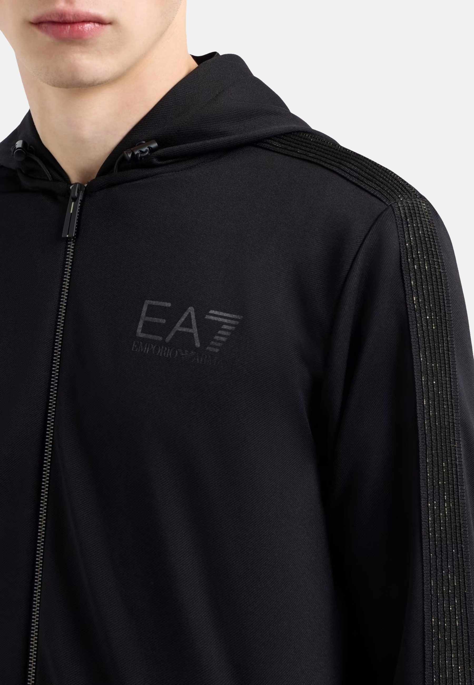 Emporio Armani Kapuzensweatjacke Jacke Gold Label Kapuzenjacke (1-tlg)