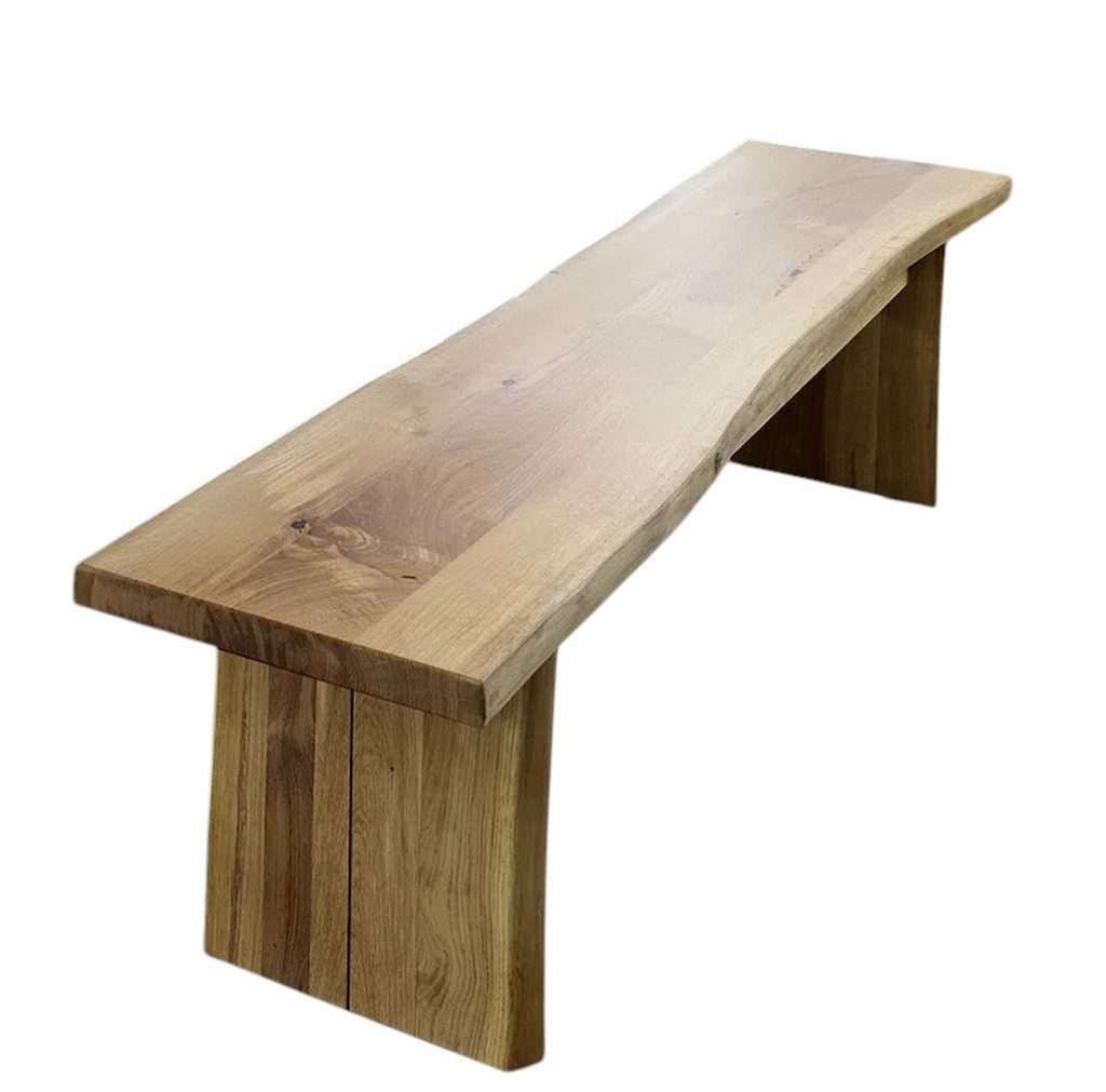 Main Möbel Sitzbank Esszimmerbank 240cm "Amber" Wildeiche massiv