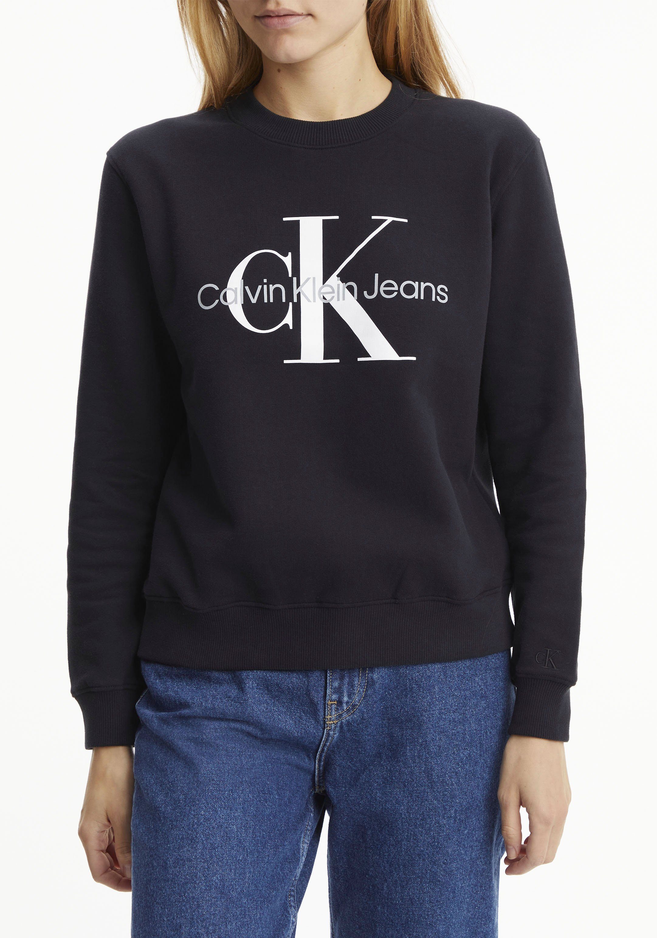 Calvin Klein Jeans Sweatshirt CORE MONOGRAM SWEATSHIRT mit Calvin Klein  Jeans Logo-Schriftzug & Monogramm