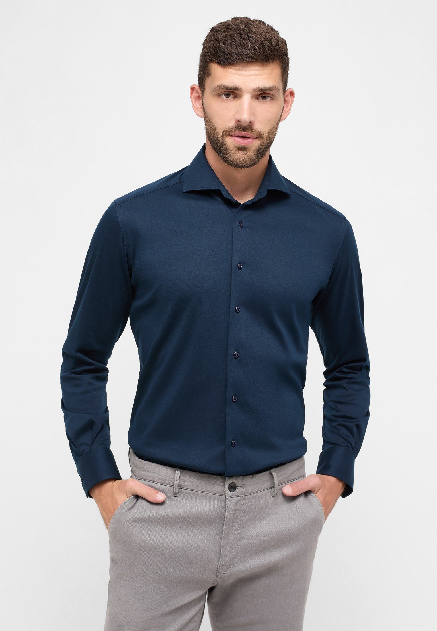 Eterna Langarmhemd COMFORT FIT NON IRON günstig online kaufen