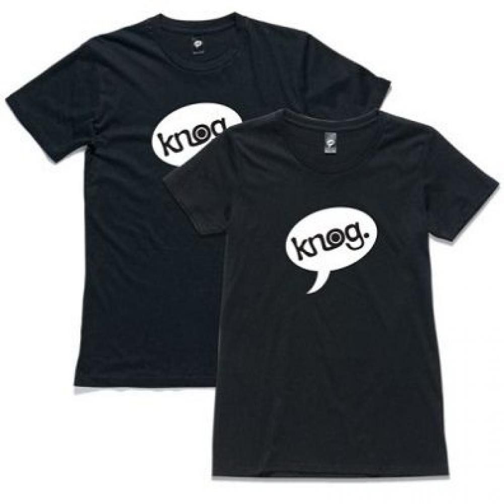 Knog Funktionsshirt Knog T-Shirt Logo Herren neon schwarz Größe S