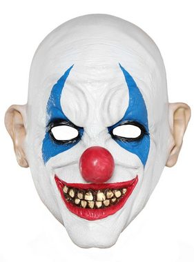 Metamorph Kostüm Häftling Kostüm mit Clownsmaske, Gefängnis-Overall und Horrorclown Maske für Schwerverbrecher mit sch